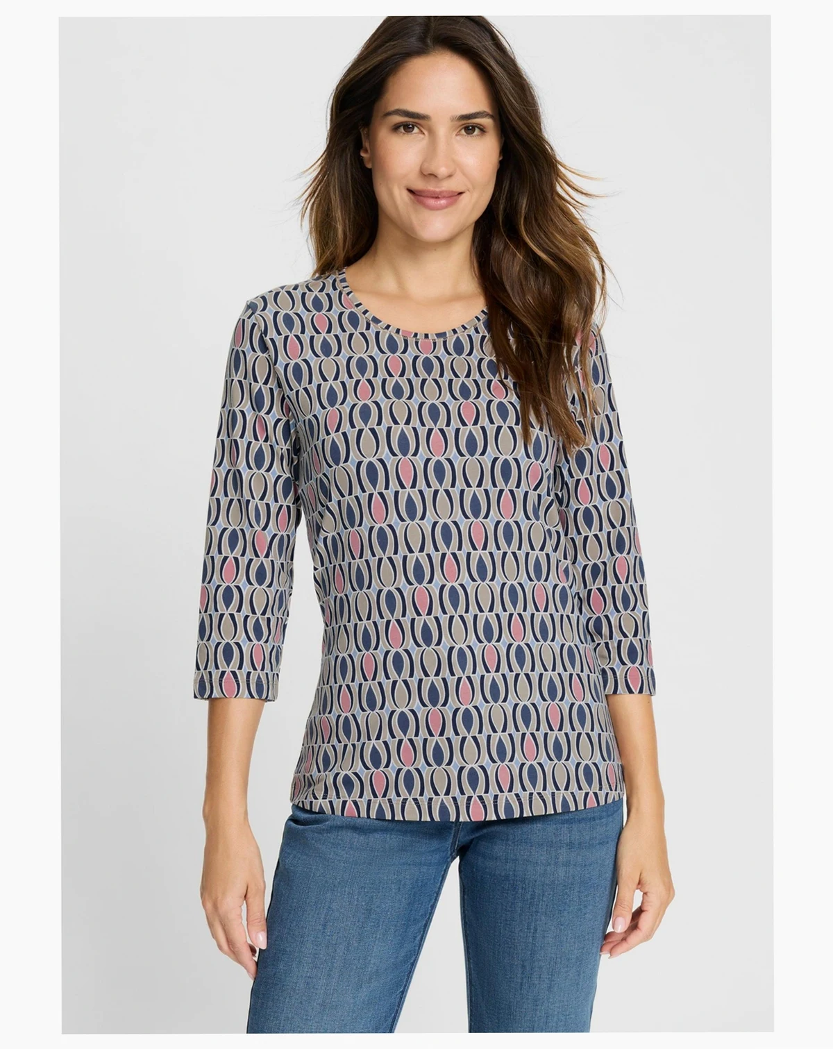 Women's Retro Print T-Shirt