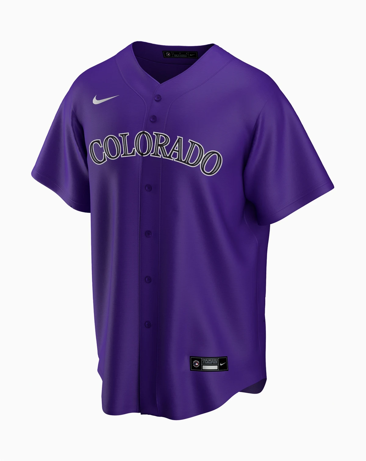 Men's Colorado Rockies Official Blank Replica Jersey