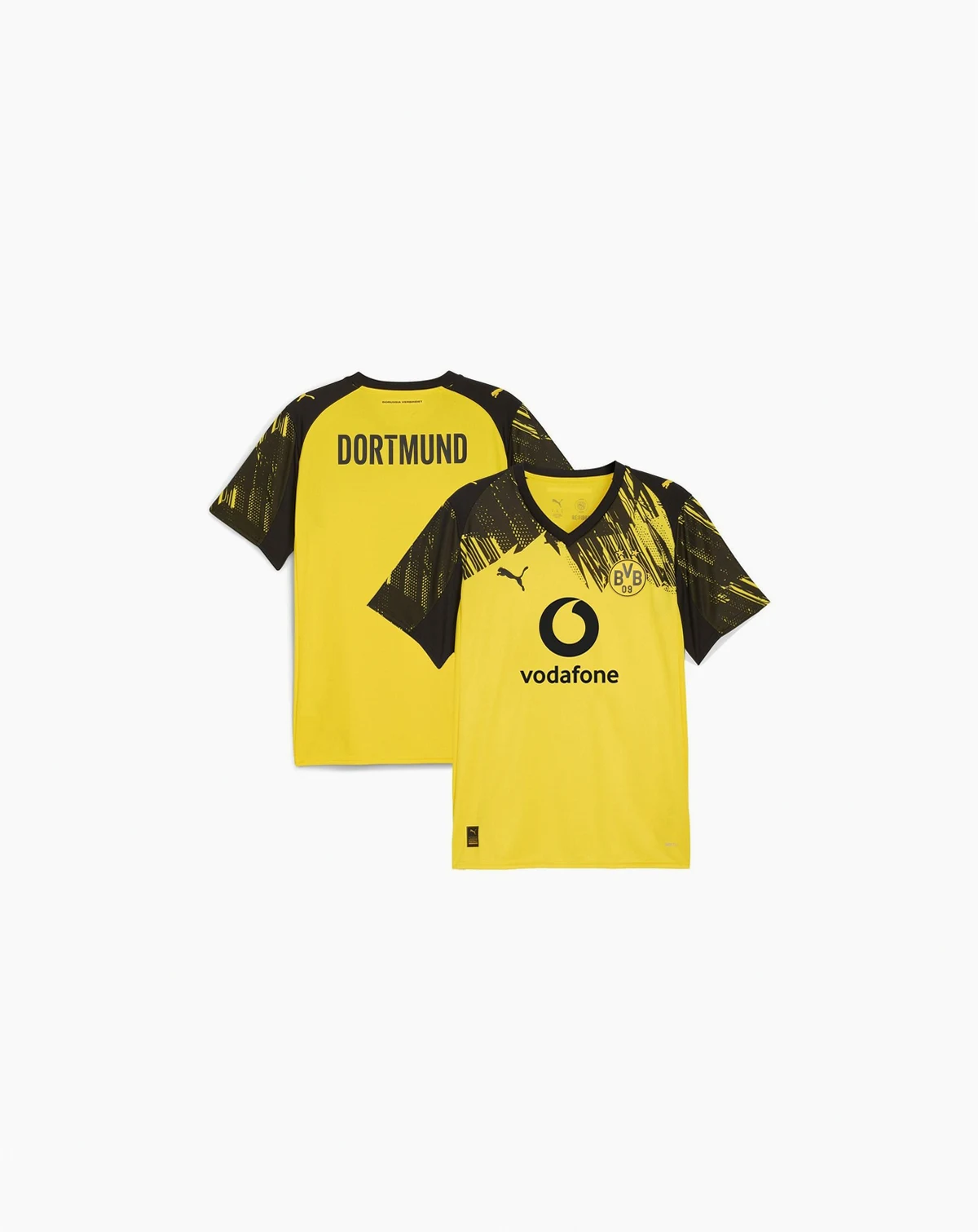 Men's Yellow Borussia Dortmund 2025/26 Replica Jersey
