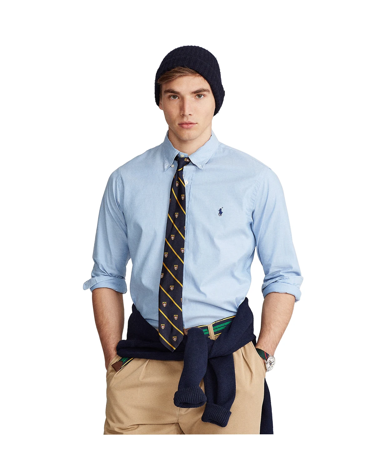 Men's Classic-Fit Stretch Oxford Shirt