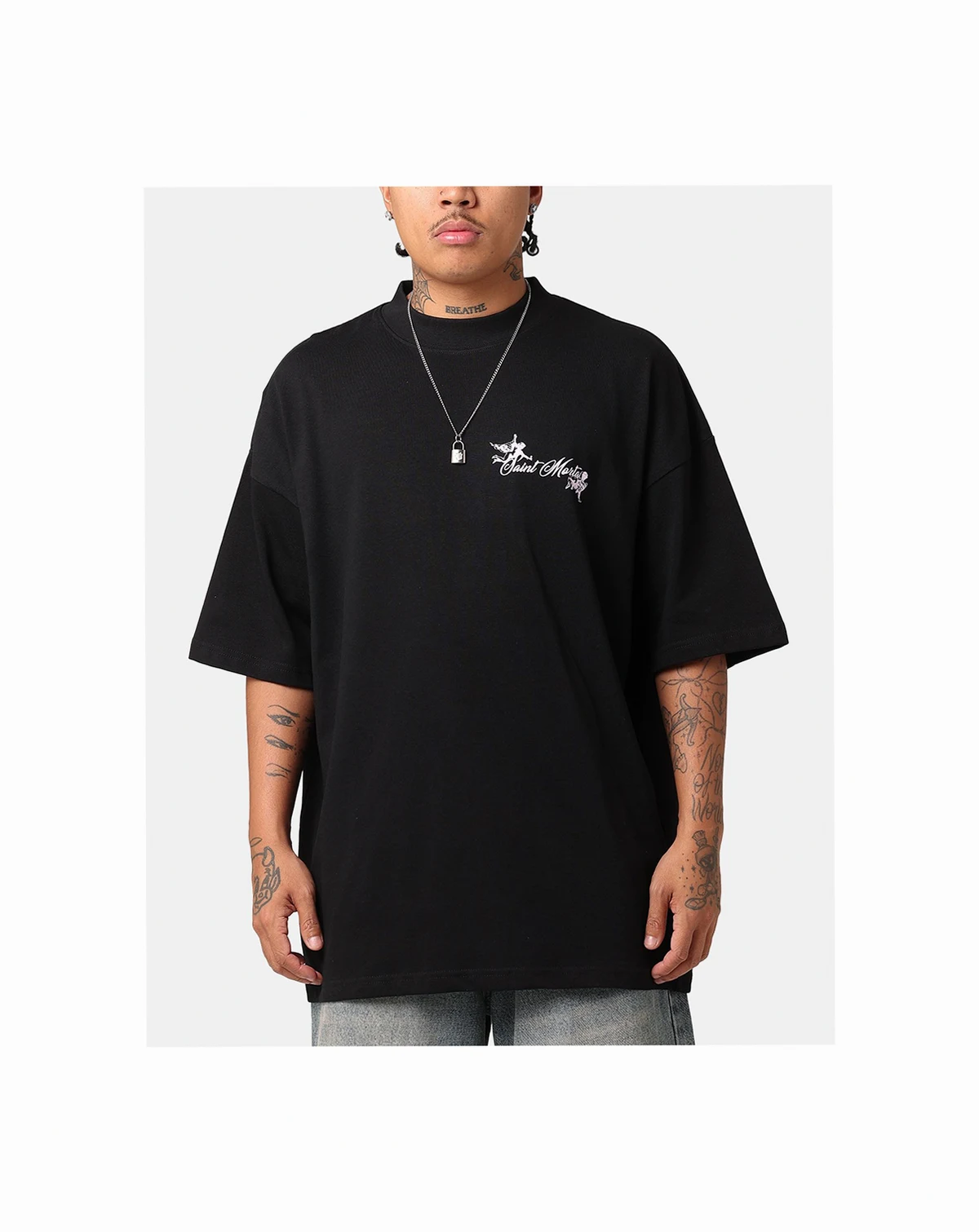 Men's Divine Living T-Shirt, S, Black