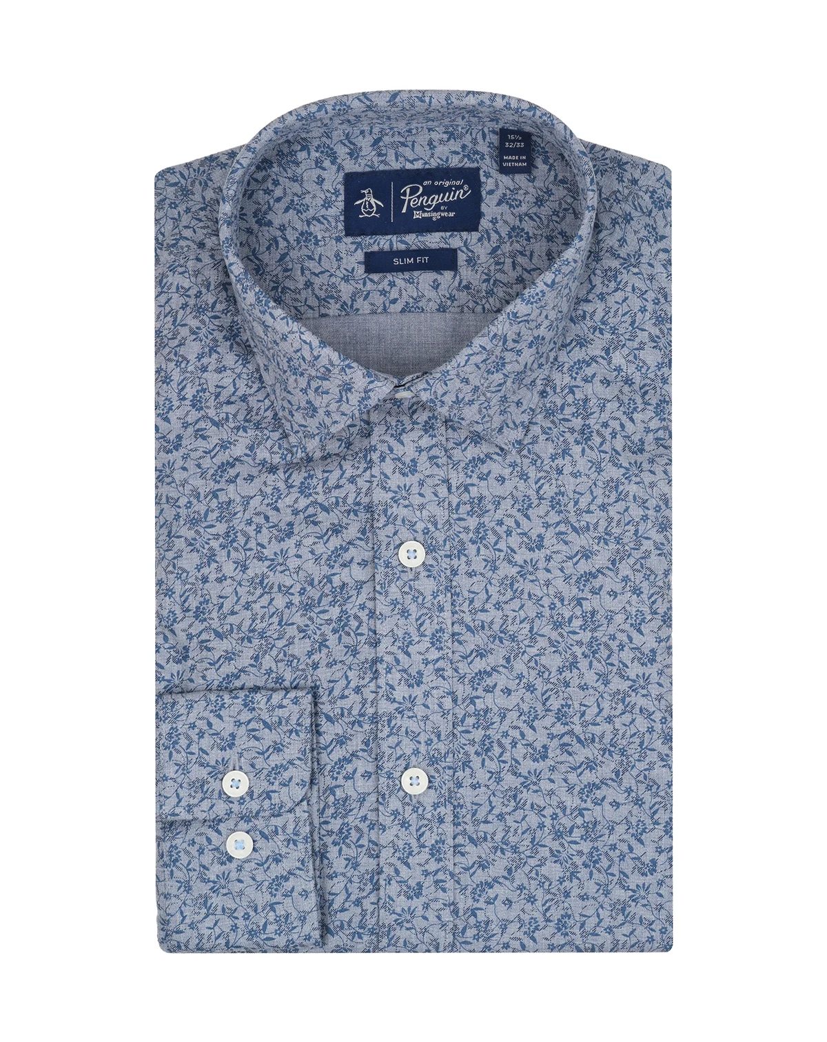 Penguin Men's Emory Floral Print Dress Shirt