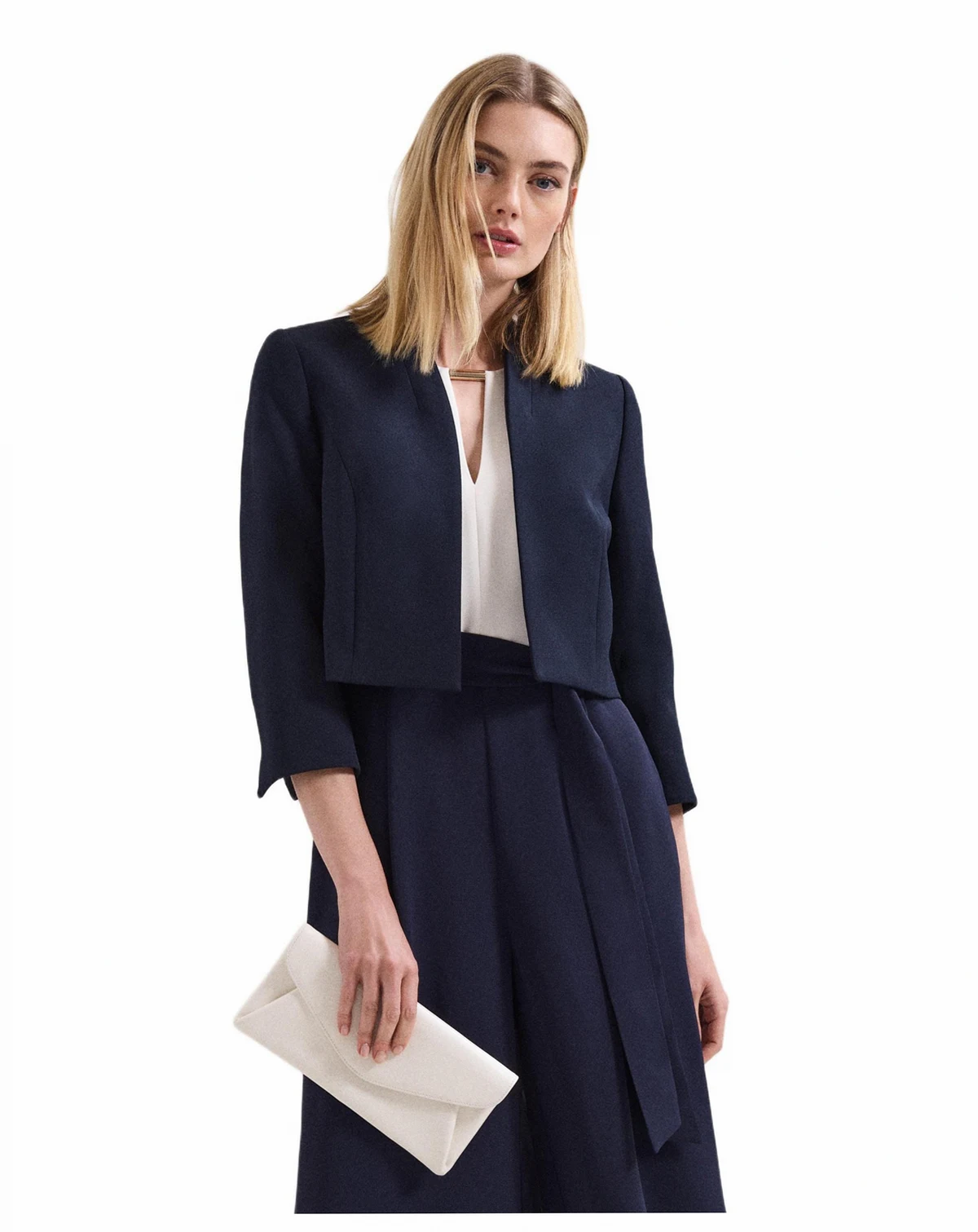 Women's Catherine Cropped 3/4 Sleeve Jacket