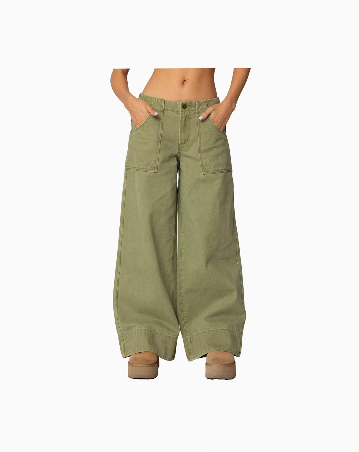 Women's Vivienne Twill Baggy Pants