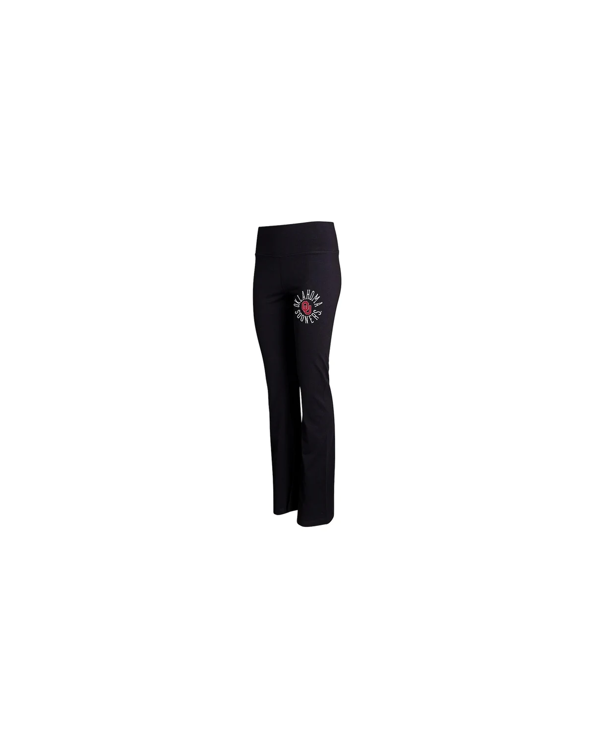 Women's Black Oklahoma Sooners Enclave Tri-Blend Flared Leggings