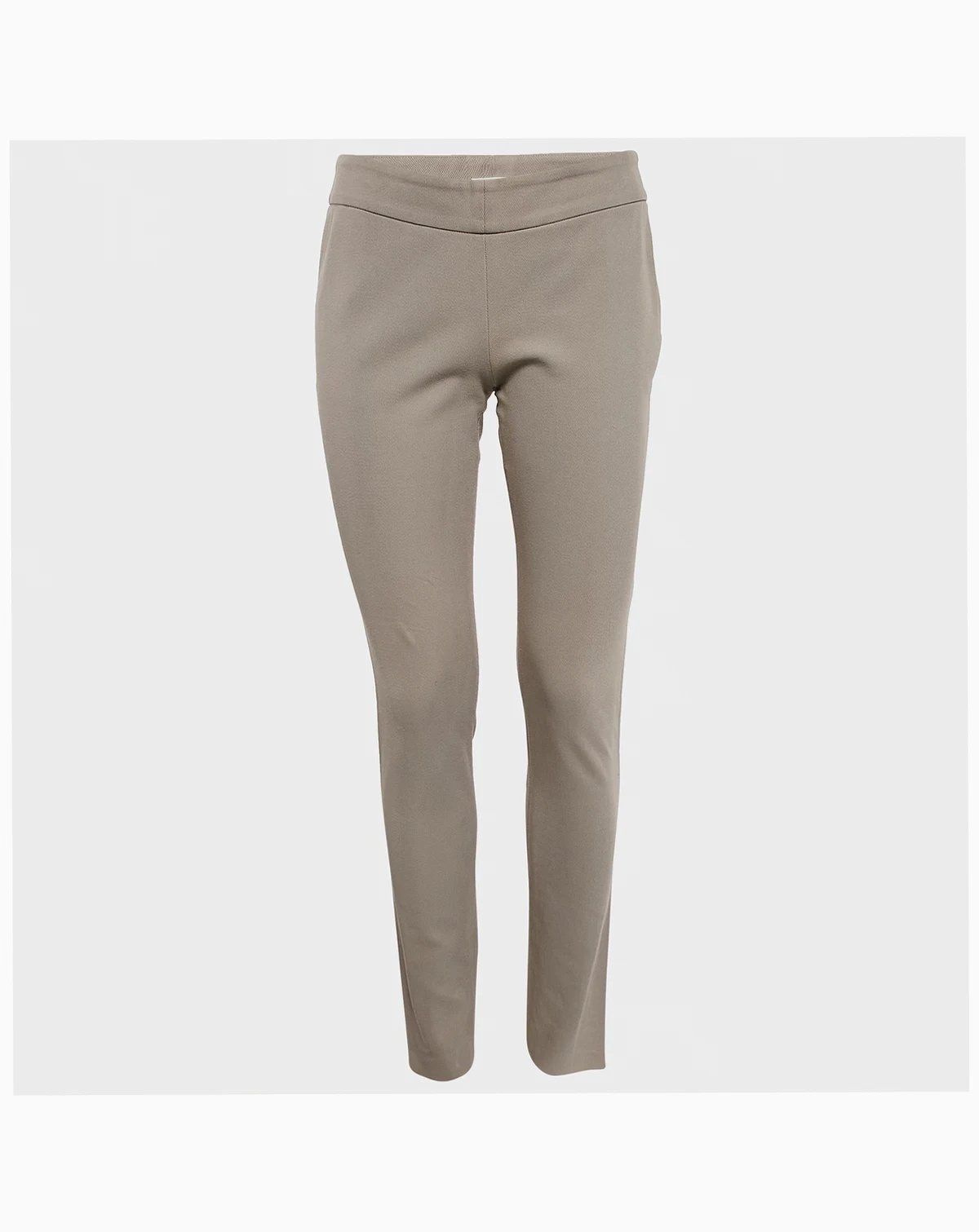 Women's Beige Stretch Gabardine Trousers