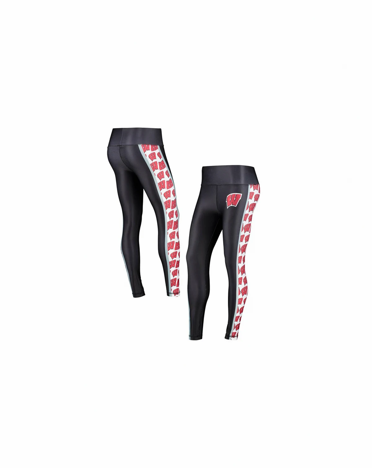Women's Black Wisconsin Badgers Dormer Knit Leggings