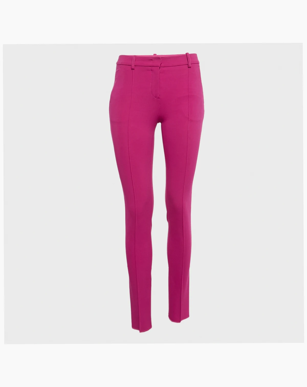 Women's Pink Jersey Pintuck Detail Trousers