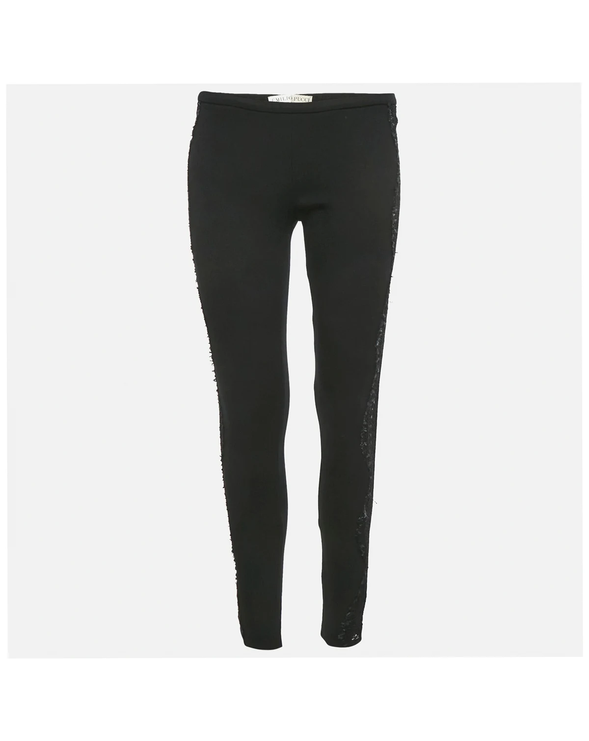 Women's Lace Trim Jersey Skinny Trousers