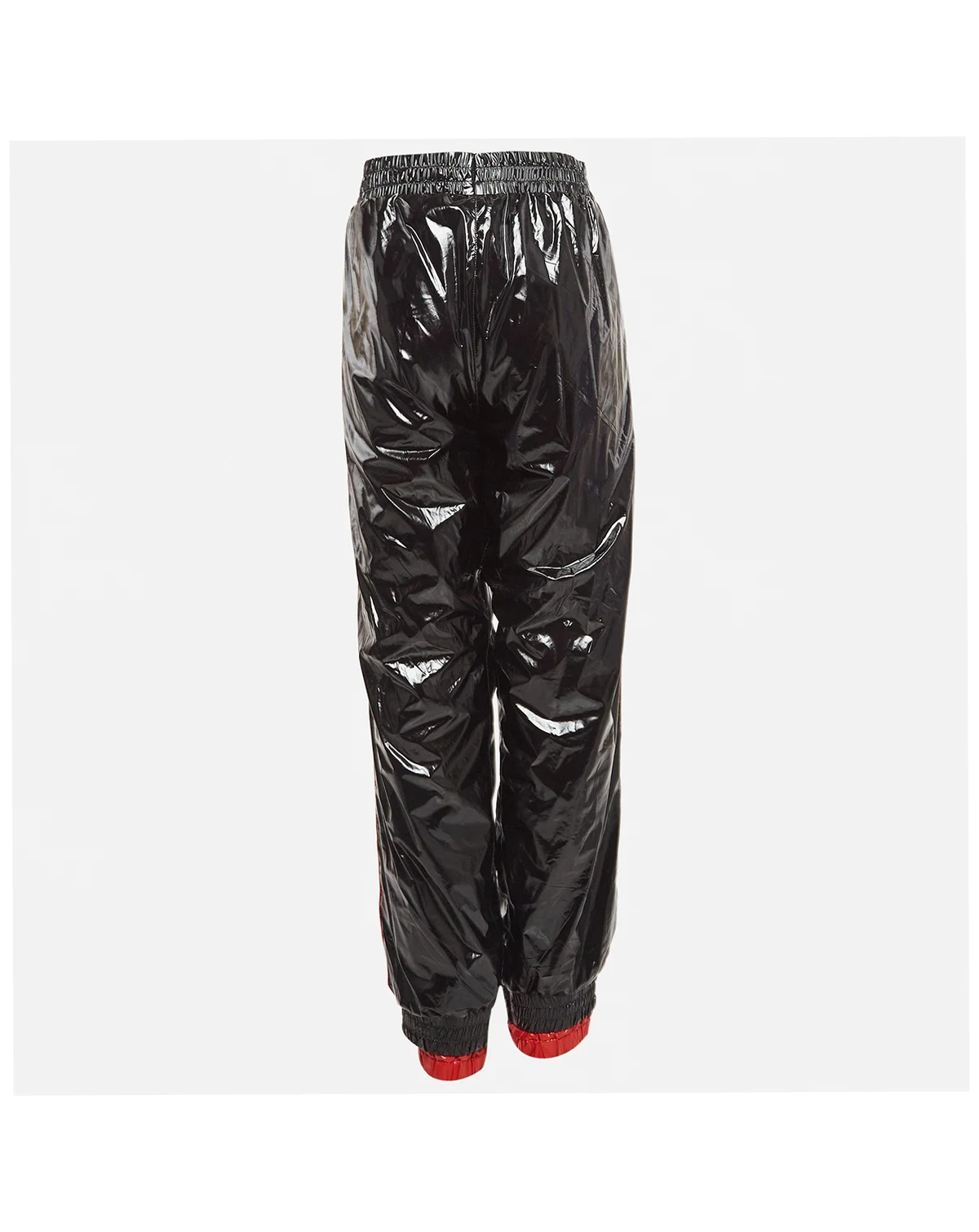 Women's X Palm Angels Black Side Stripe Synthetic Logo Applique Joggers