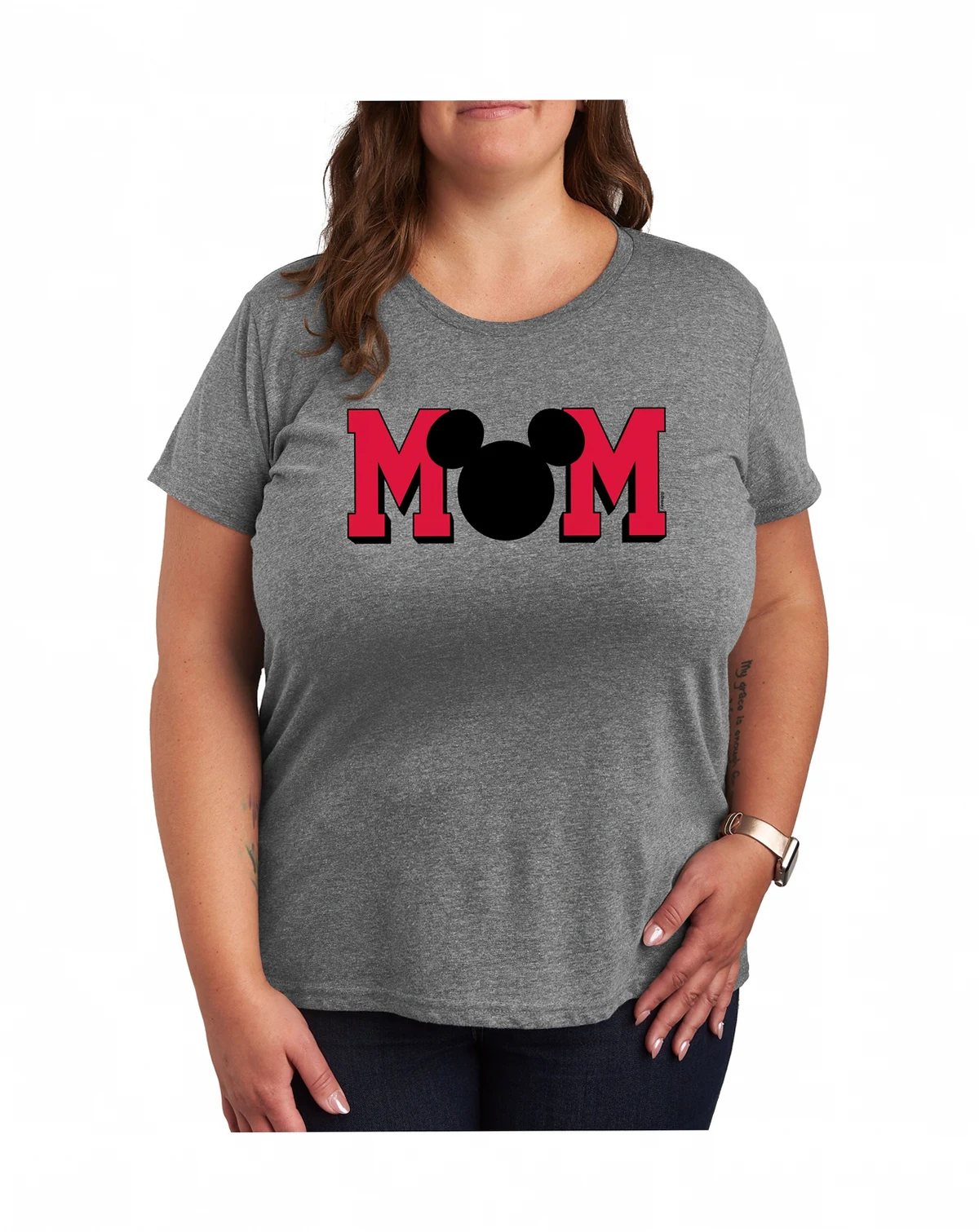 Women's Trendy Plus Size Disney Mom Graphic T-Shirt