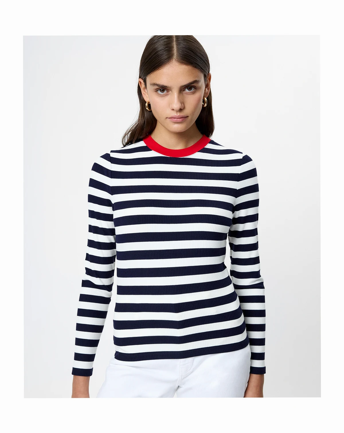 Women's Crewneck Long-Sleeve Top