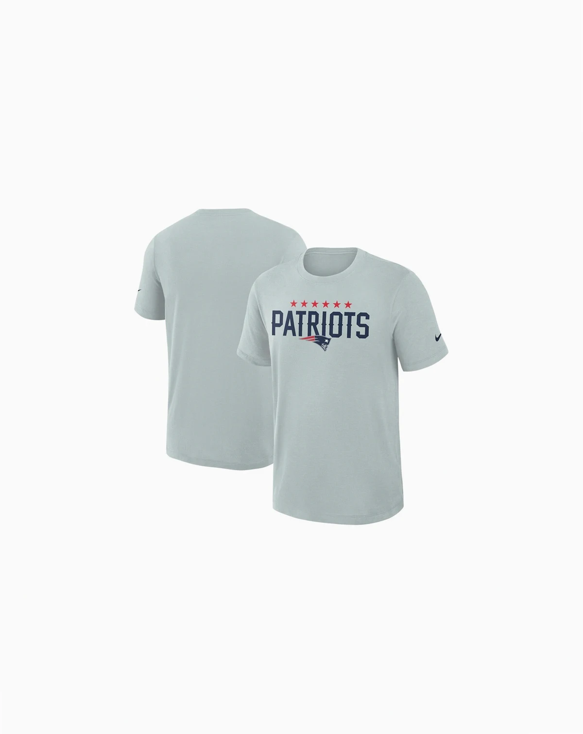 Men's Silver New England Patriots 2025 Rivalries Collection Slub Dri-FIT T-Shirt