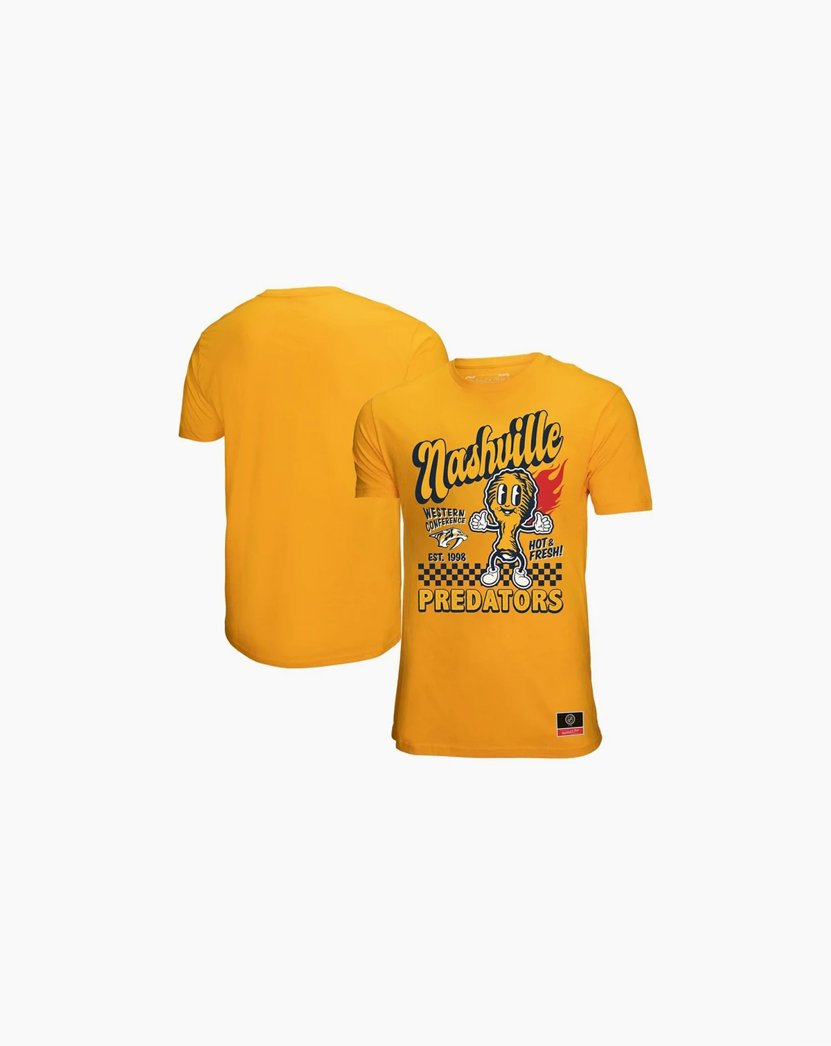 Men's Gold Nashville Predators Local Food T-Shirt