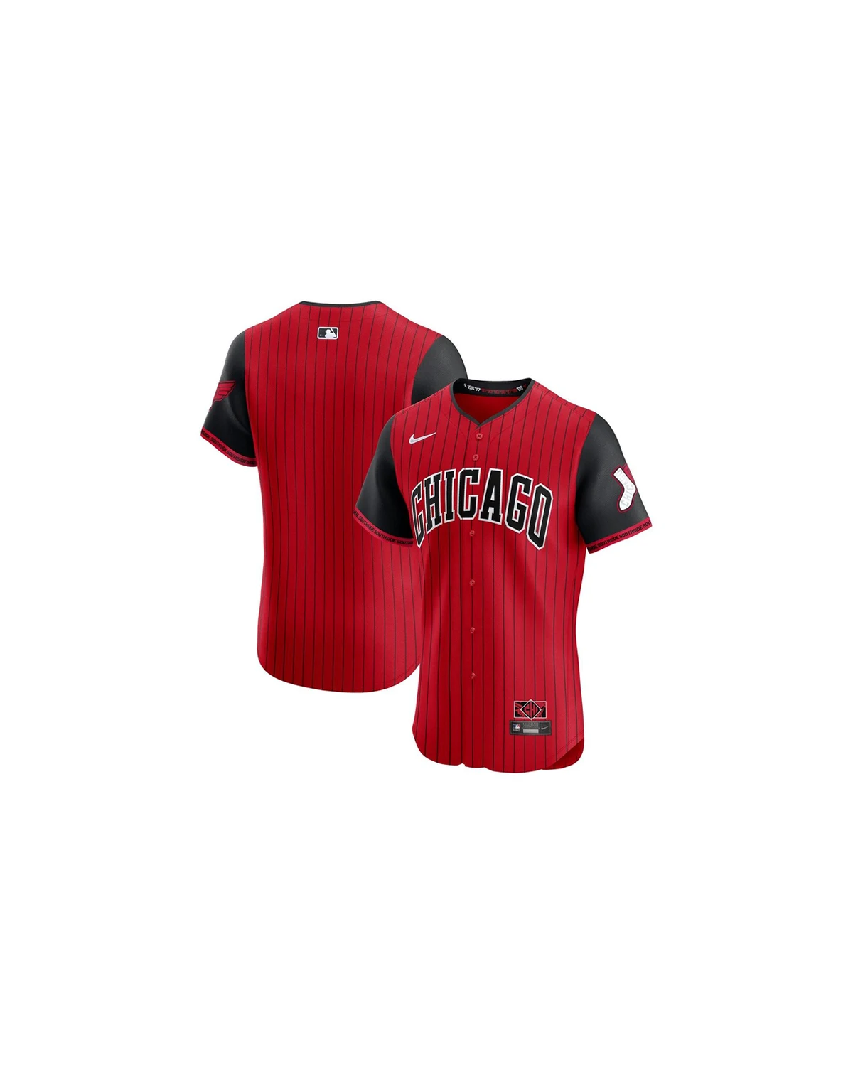 Men's Red/Black Chicago White Sox 2025 City Connect Elite Jersey