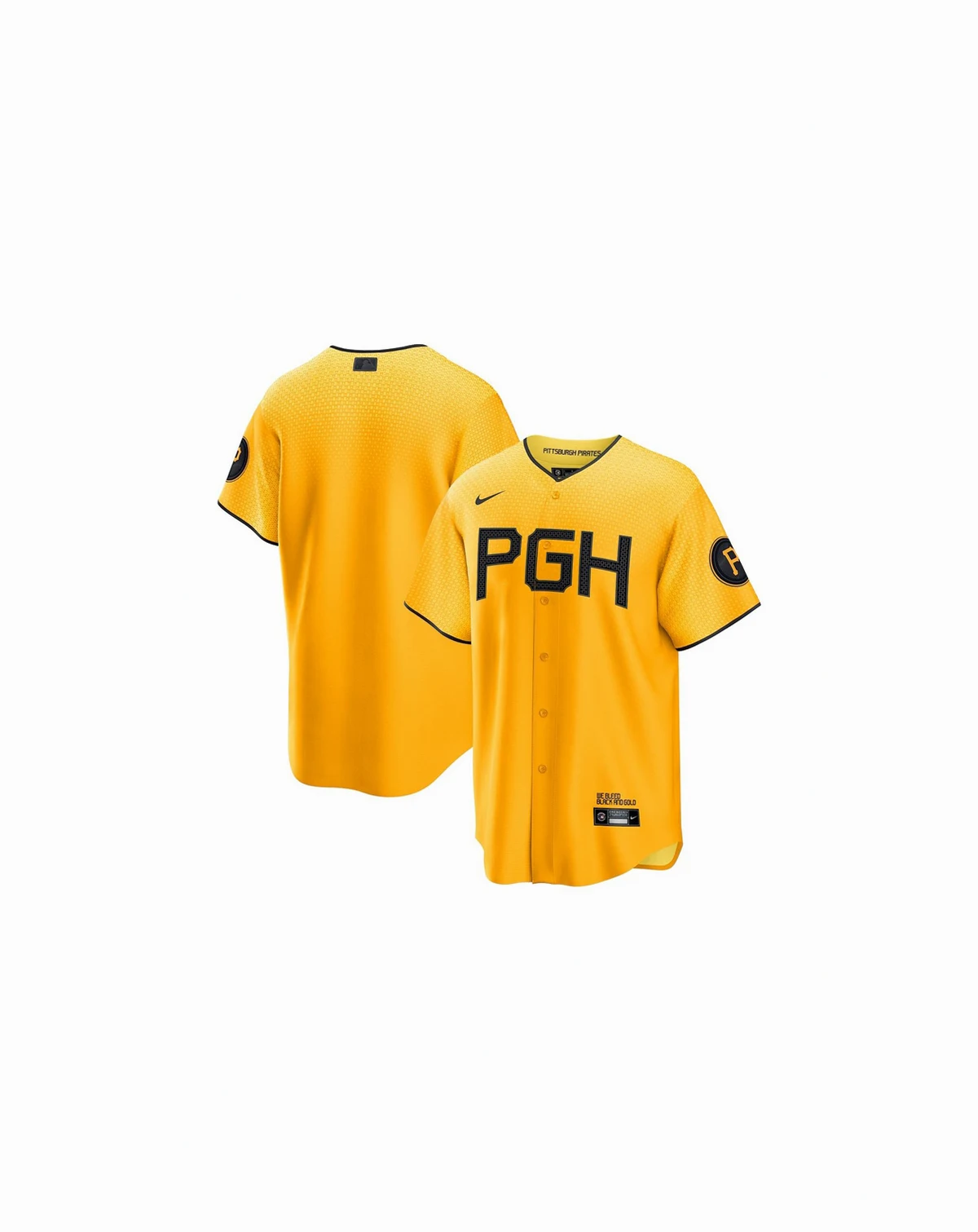Men's Gold Pittsburgh Pirates 2023 City Connect Replica Jersey