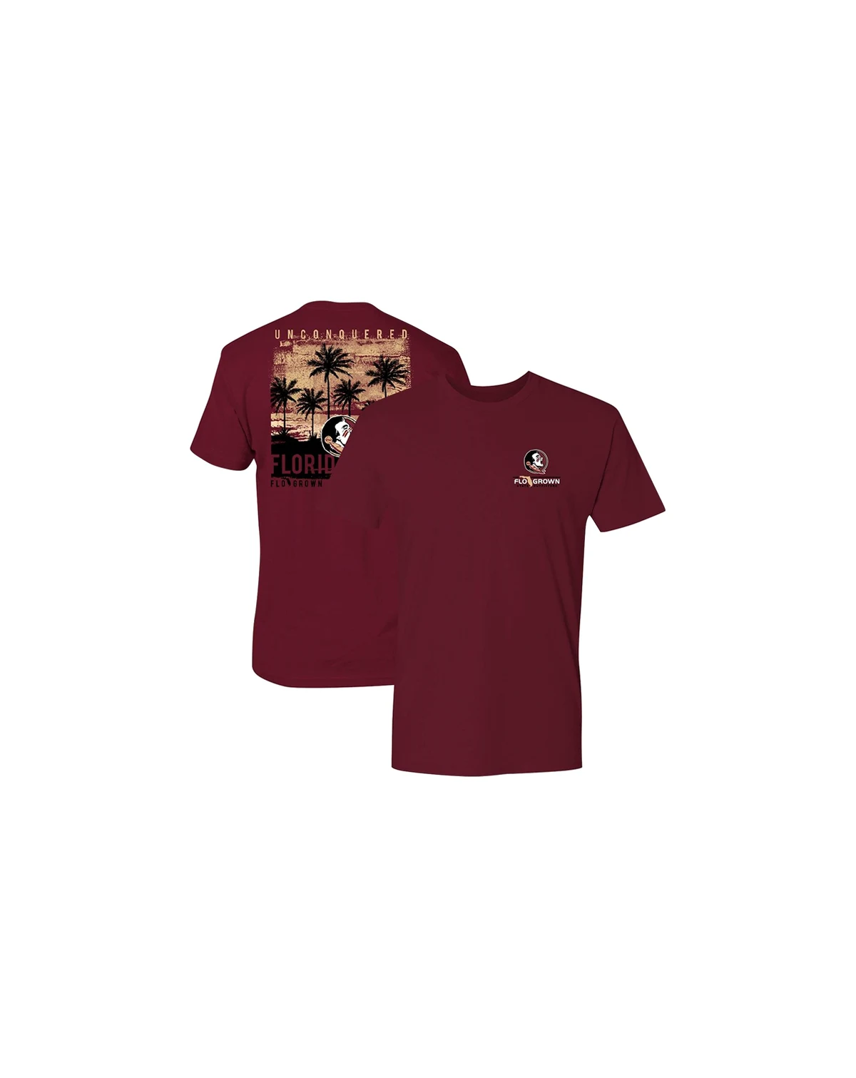 Men's Garnet Florida State Seminoles Best Coast Sunset T-Shirt