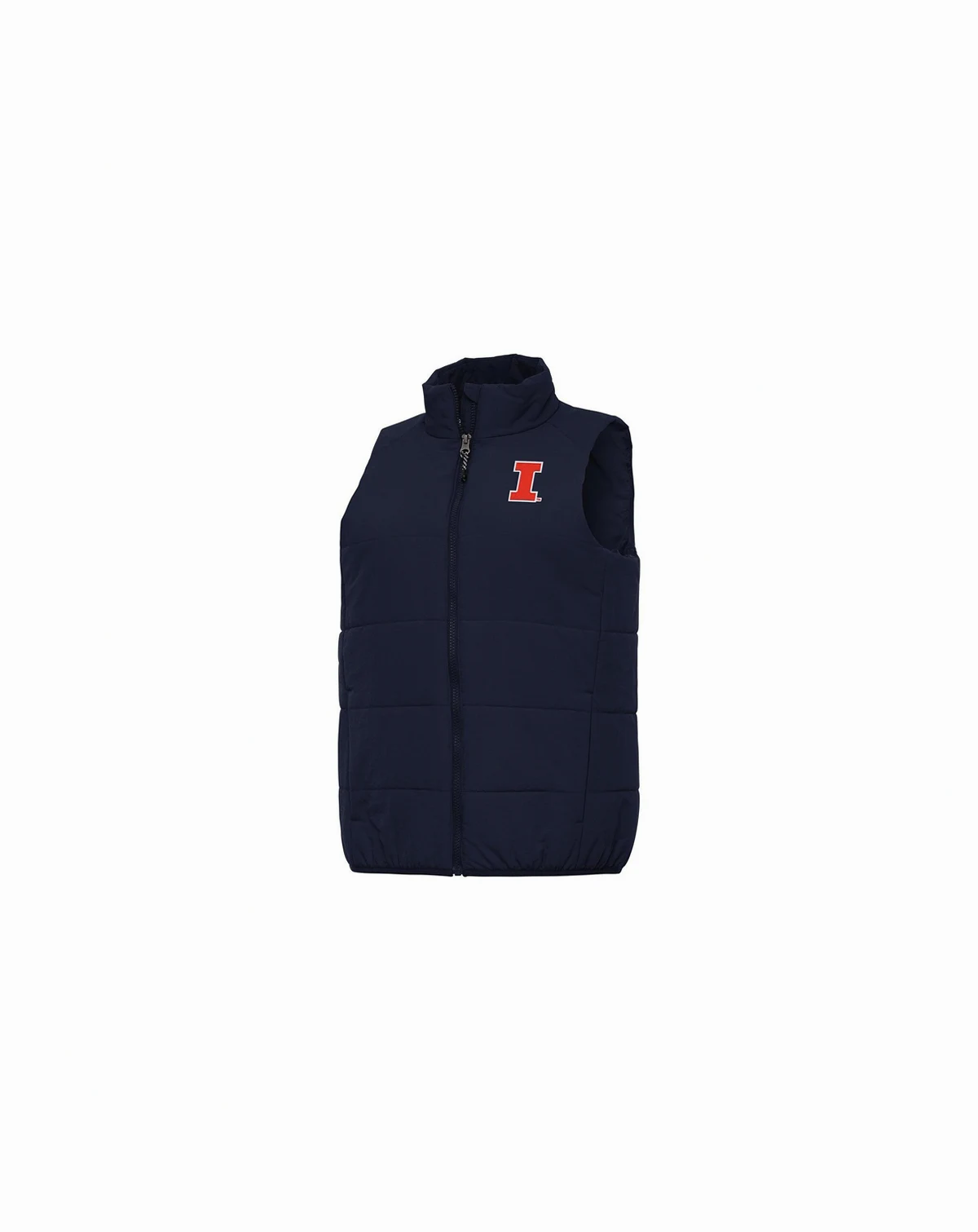 Women's Navy Illinois Fighting Illini Experience Full-Zip Vest