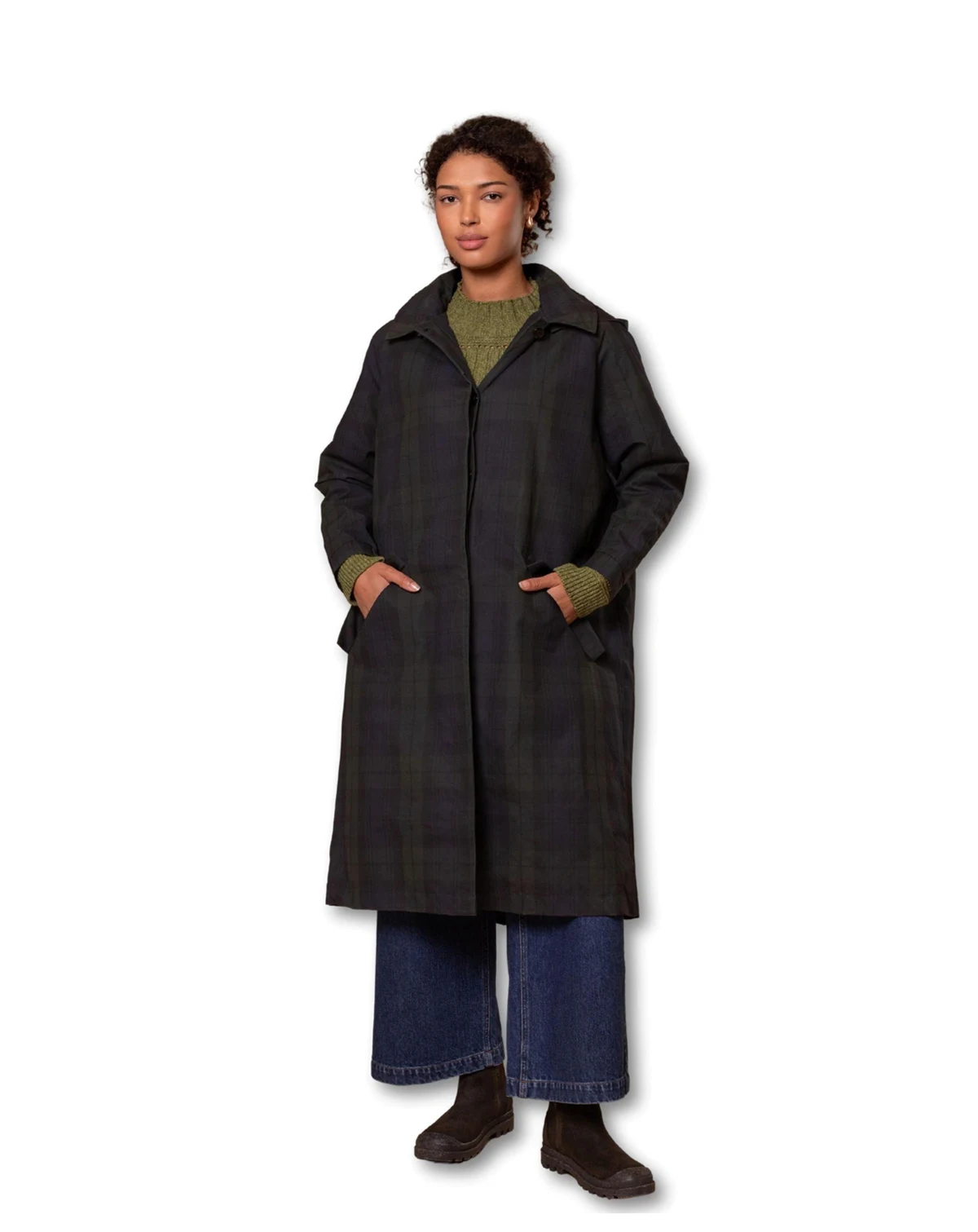 Women's British Waxed Cotton Trench Coat