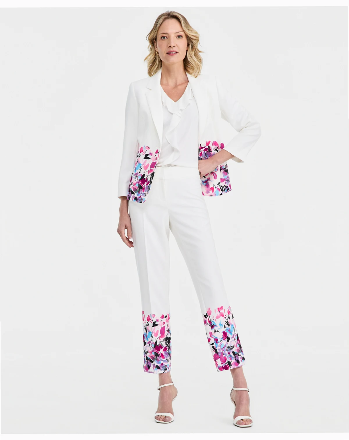 Women's Ava Straight Ankle Pants, Regular & Petite