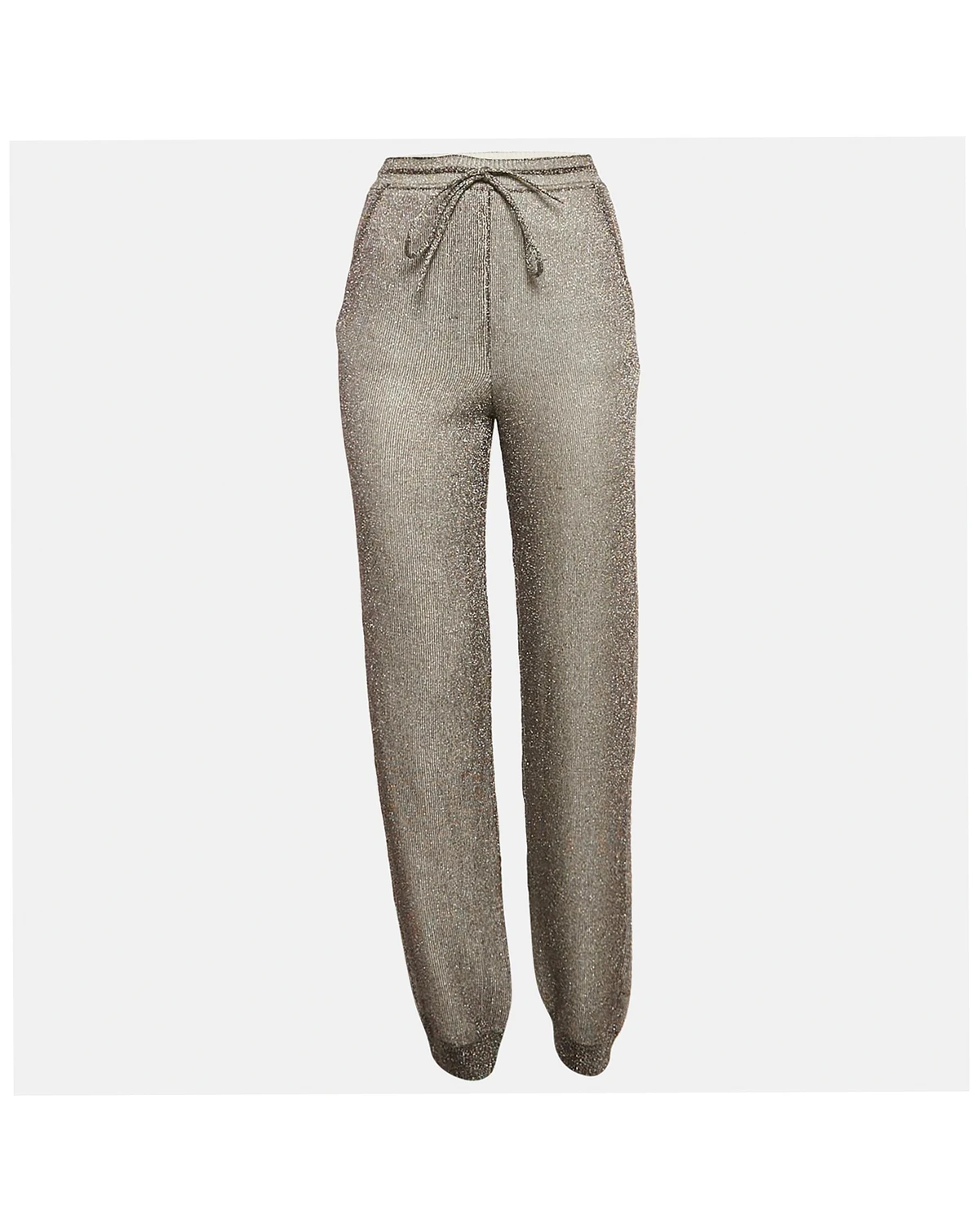 Women's Metallic/multicolor Lurex Knit Pants