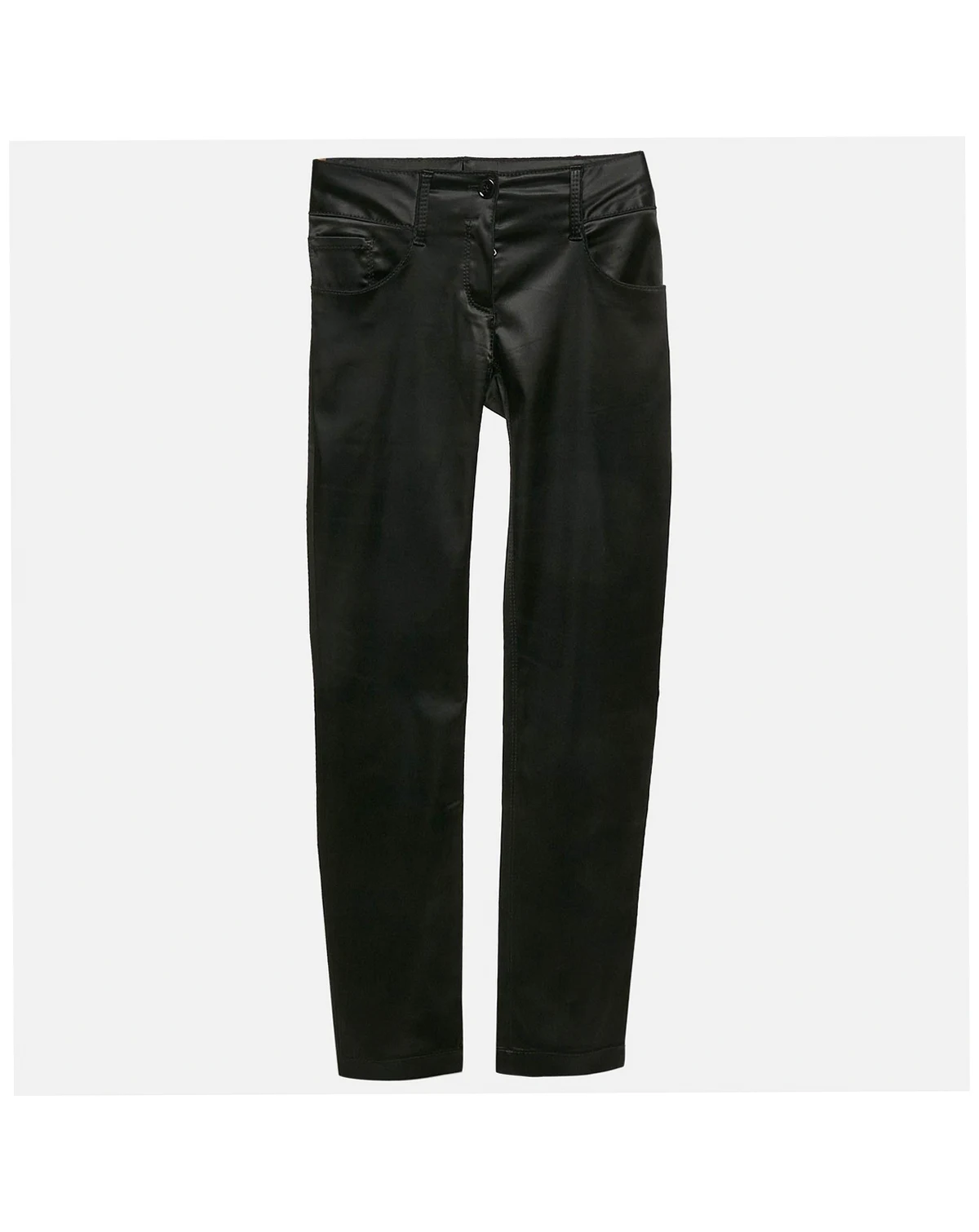 Women's Satin Skinny Formal Trousers