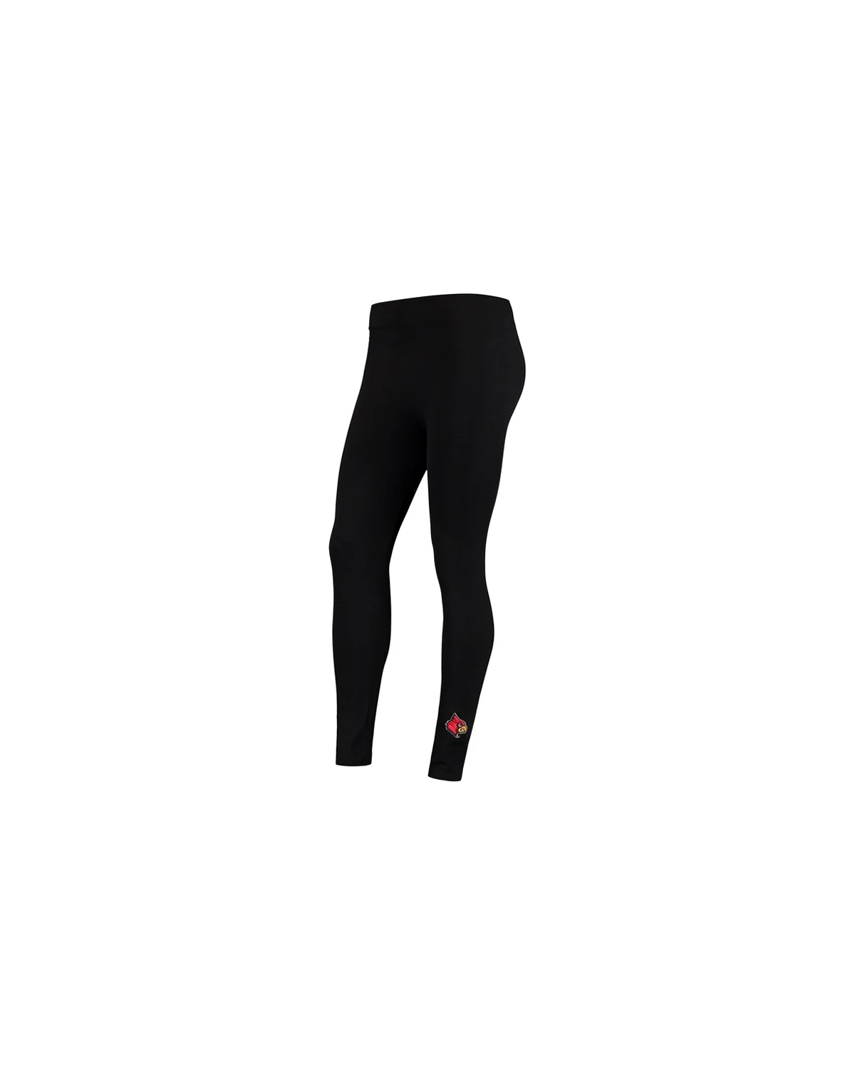Women's Black Louisville Cardinals Fleece Leggings