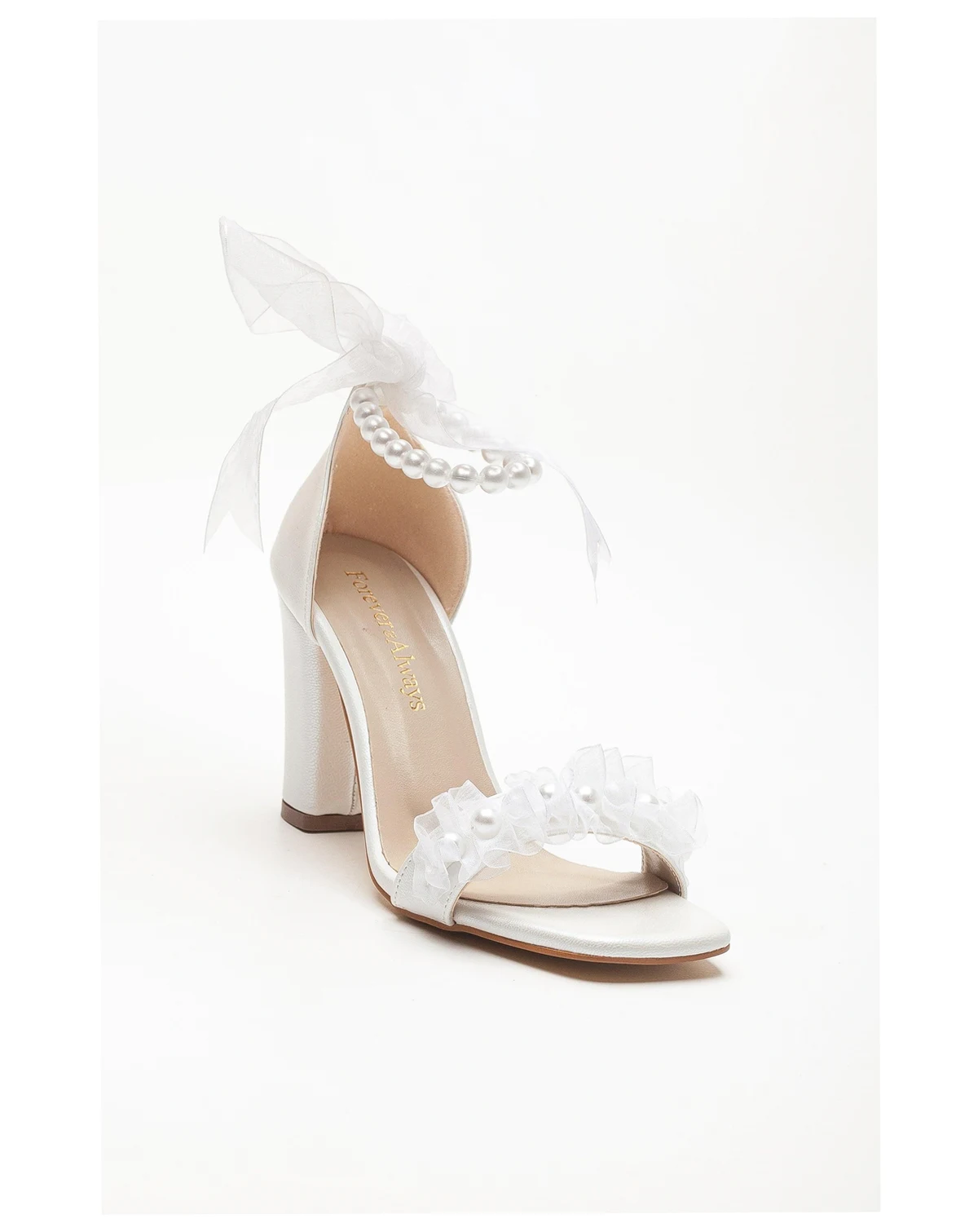 Krystal Lace Bridal Sandals with Pearls (Women)