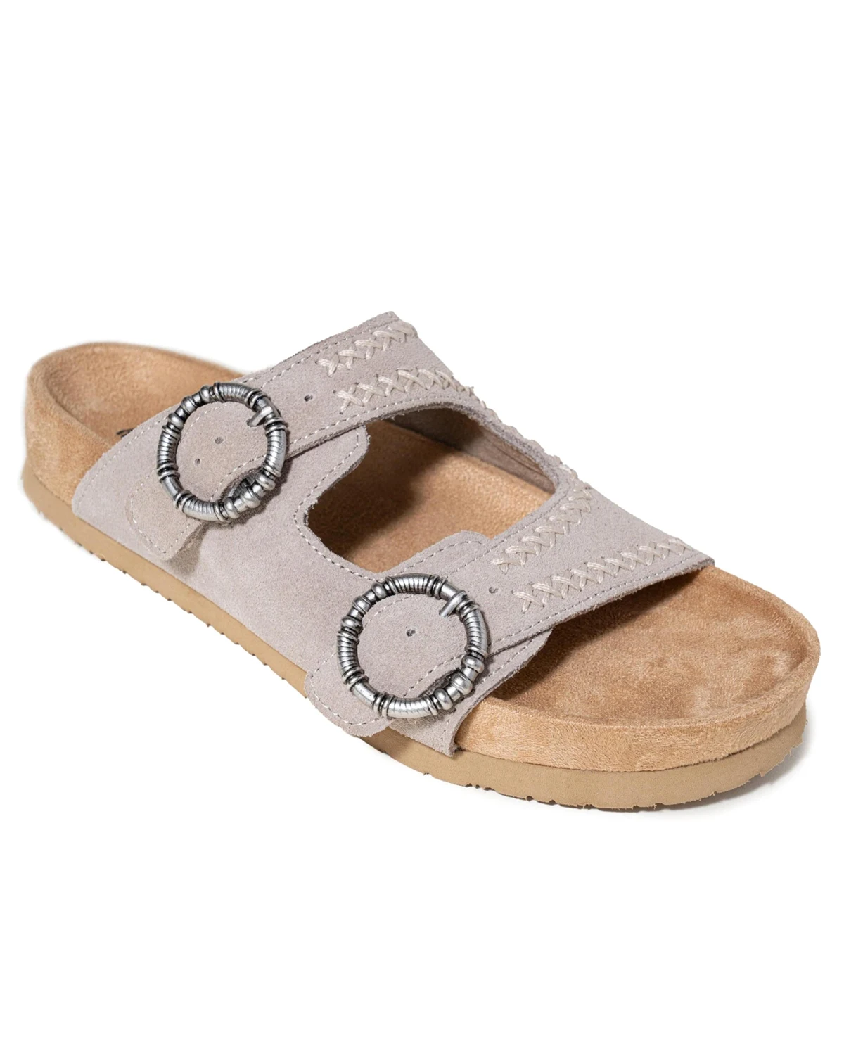 Women's Georgine Classic Suede Buckle Slide Sandals
