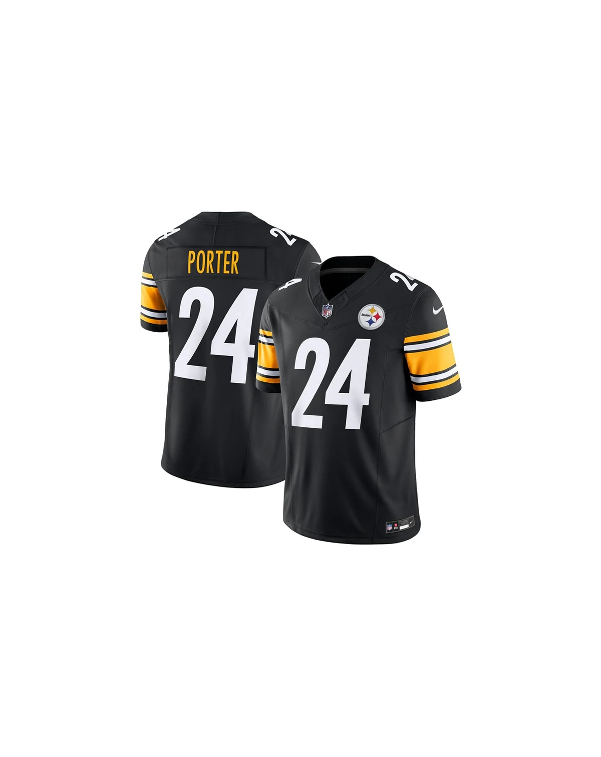 Men's Joey Porter Jr. Black Pittsburgh Steelers Vapor F.U.S.E. Limited Jersey