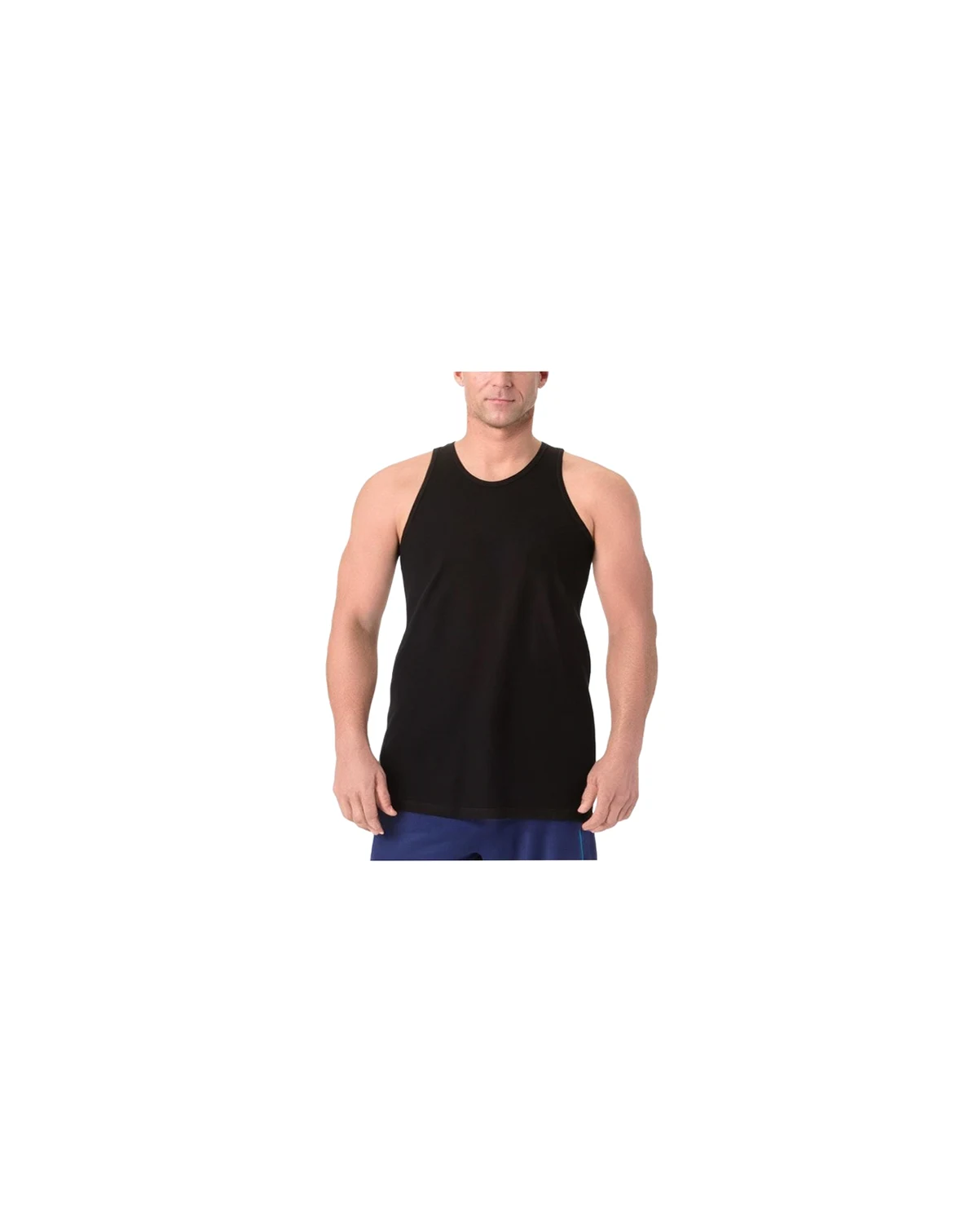 Big & Tall Shrink-Less Lightweight Longer-Length Tank