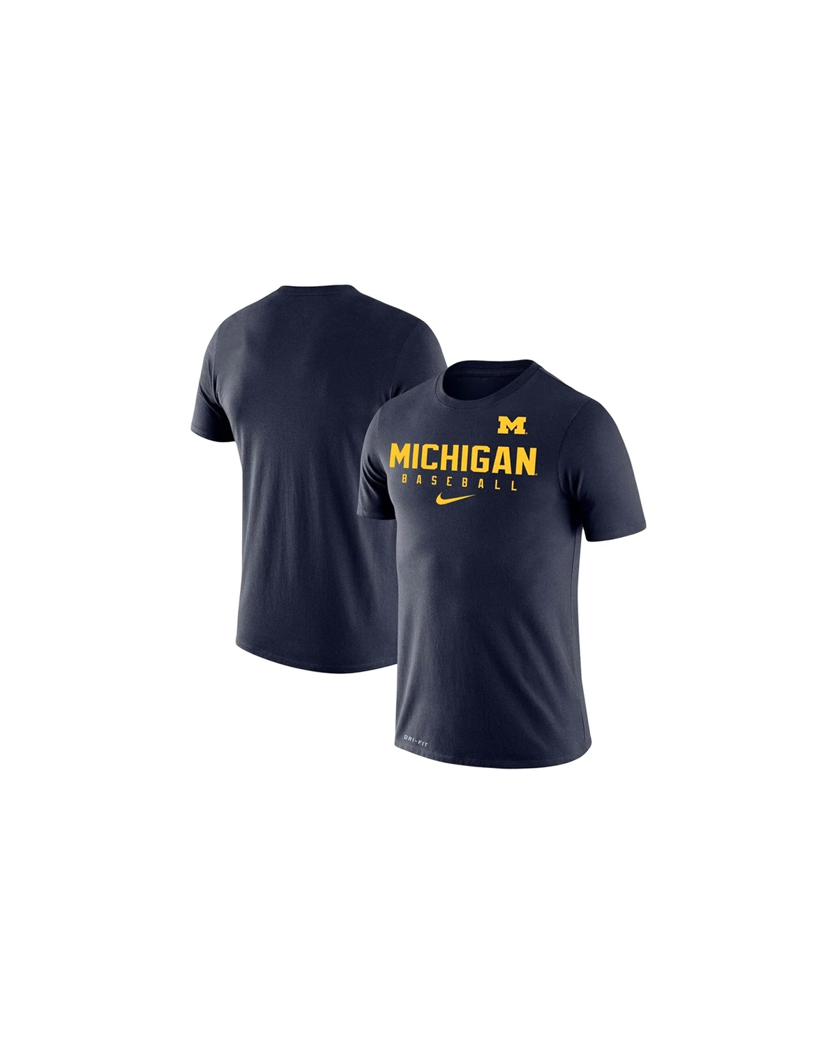 Men's Navy Michigan Wolverines Baseball Legend Performance T-shirt