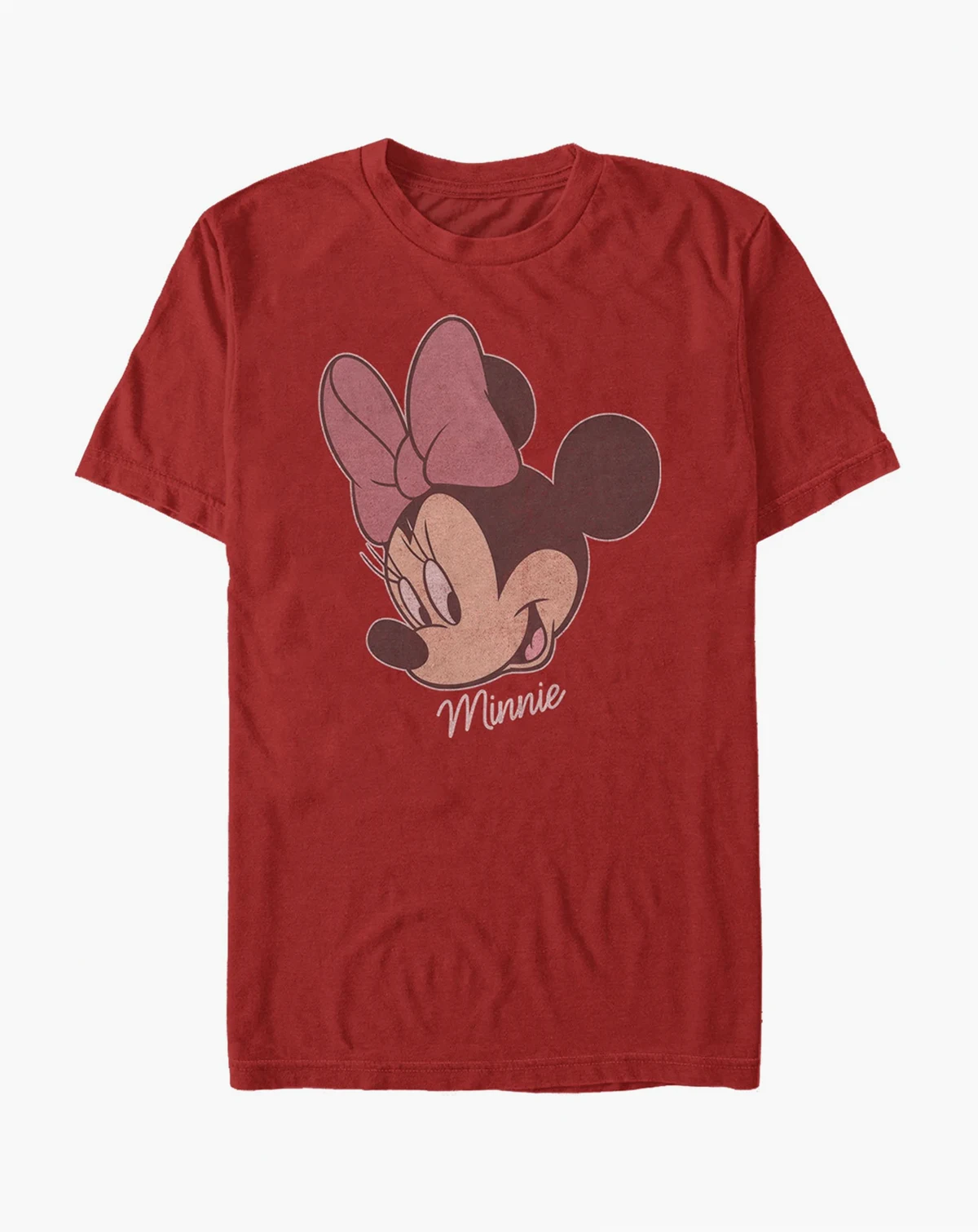 Men's Minnie Big Face Short Sleeve Crew T-shirt