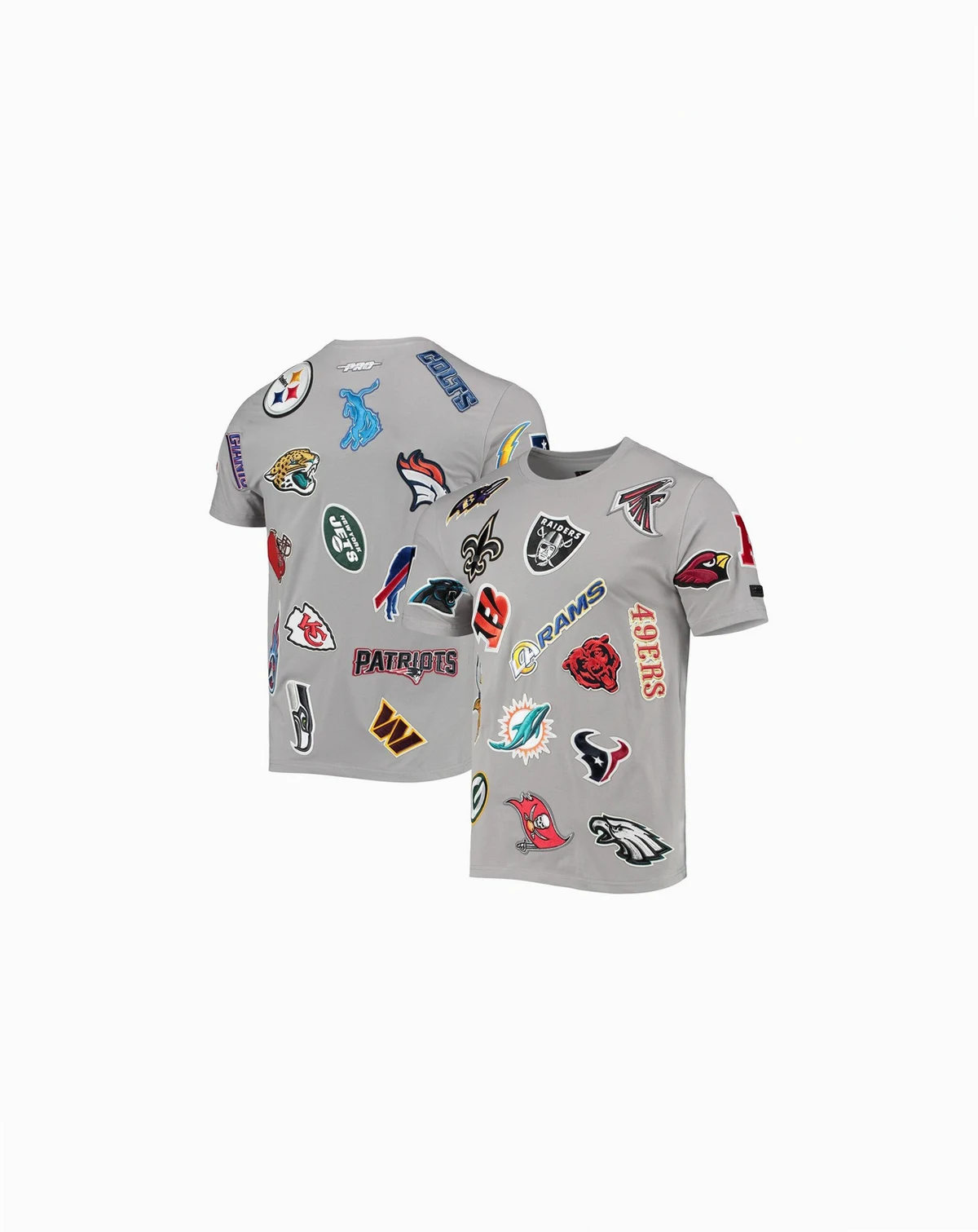 Men's Gray Nfl League Wordmark T-shirt