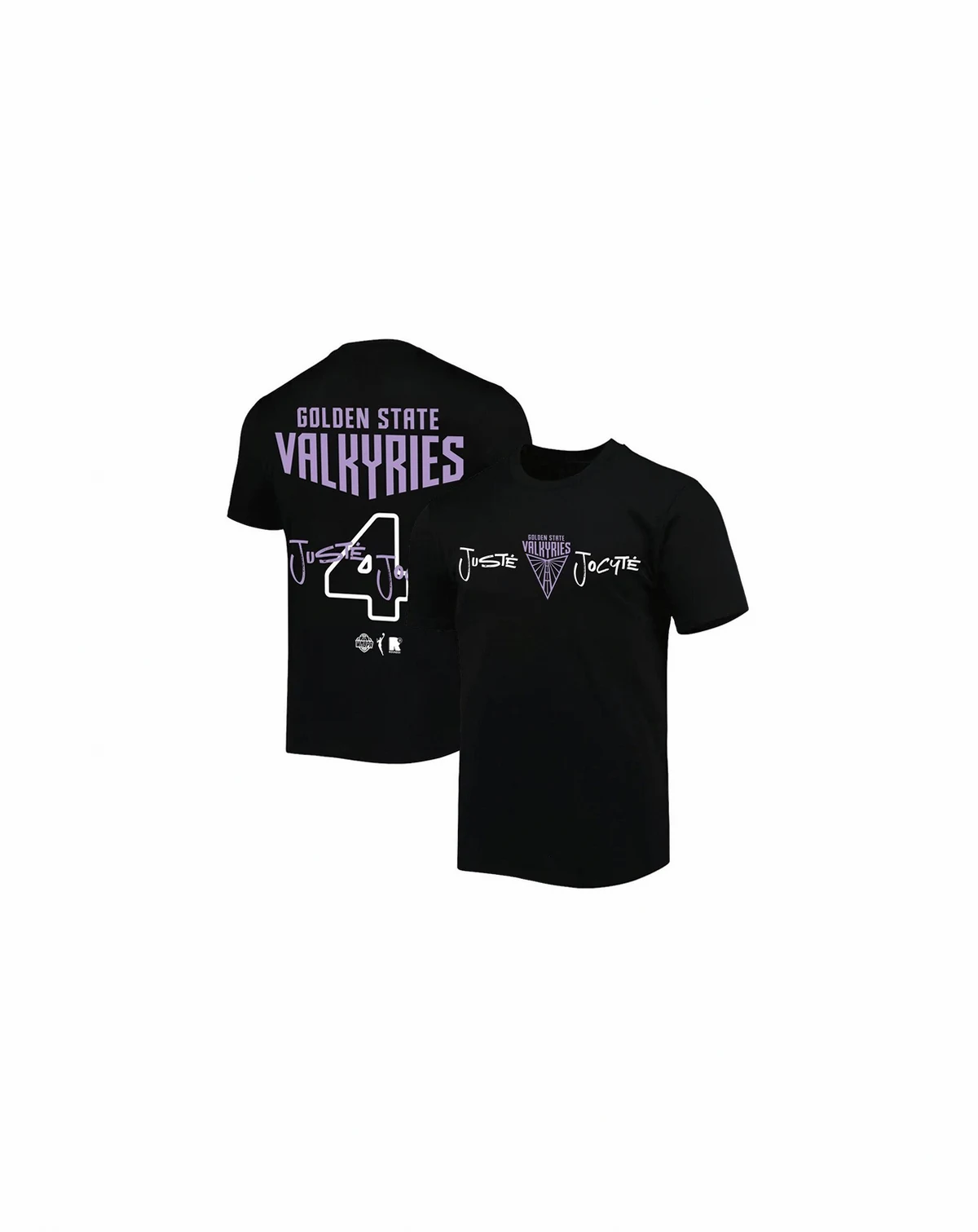 Men's and Women's Juste Jocyte Black Golden State Valkyries Name Number T-Shirt