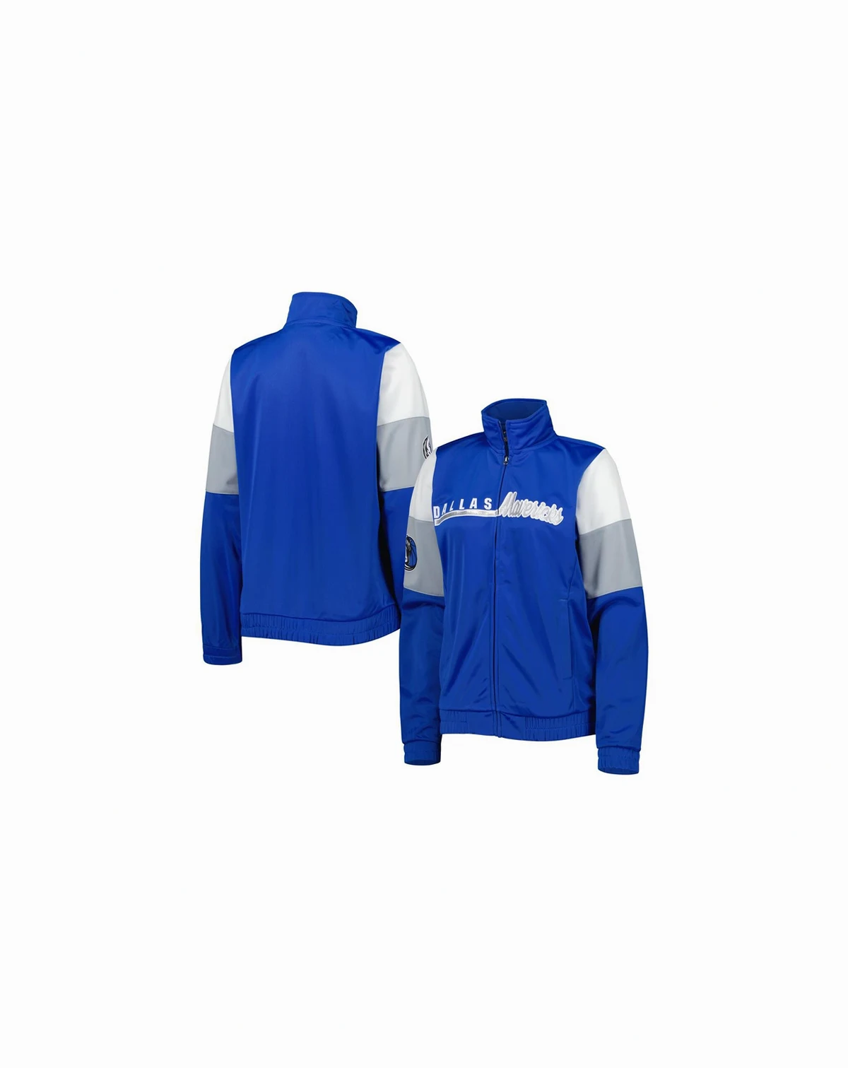 Women's Blue Dallas Mavericks Change Up Full-Zip Track Jacket