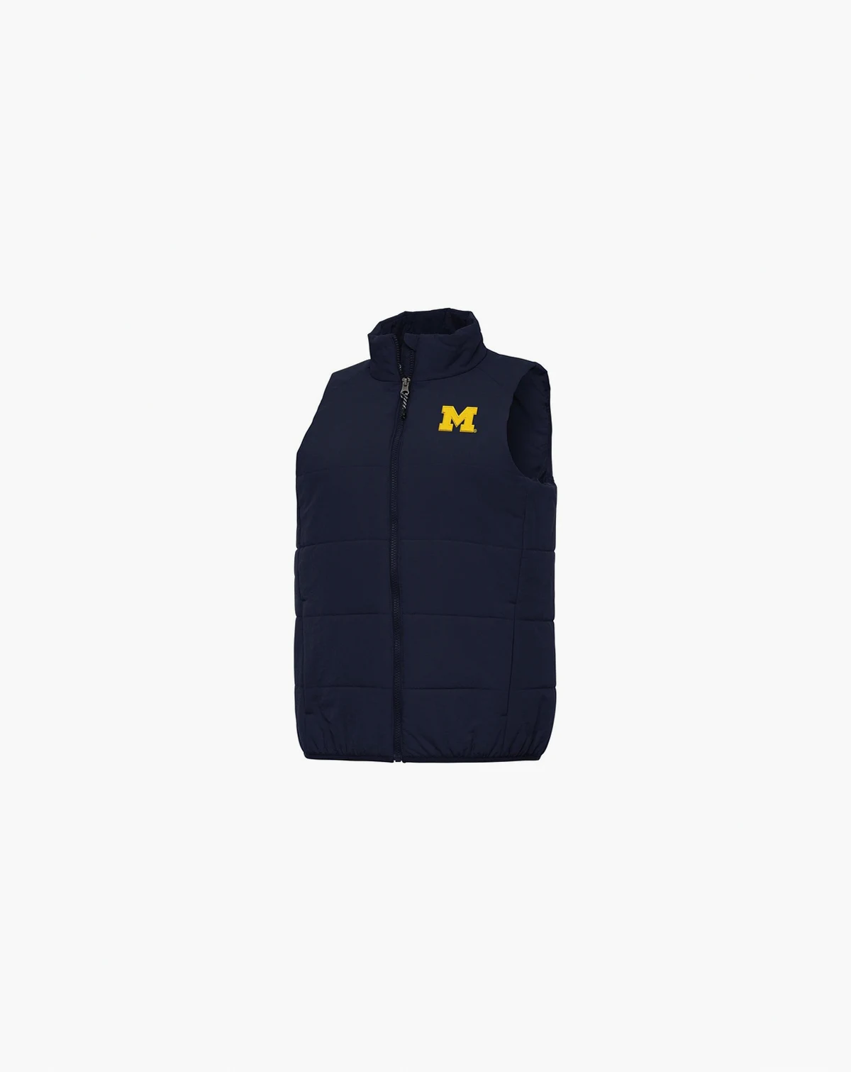Women's Navy Michigan Wolverines Experience Full-Zip Vest