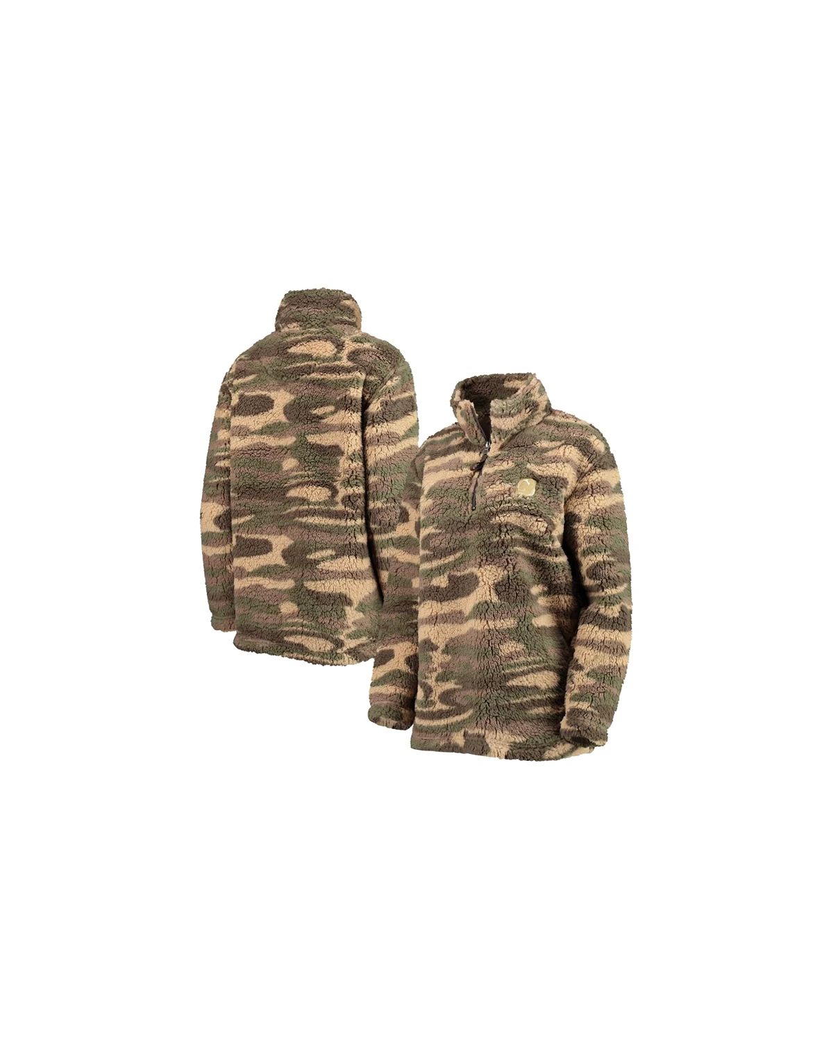 Women's Camo New Jersey Devils Sherpa Quarter-Zip Jacket