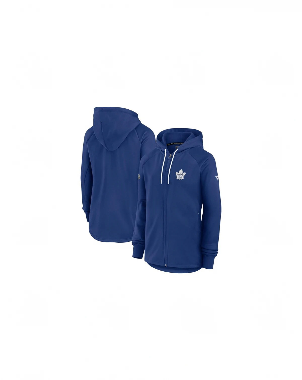 Women's Blue Toronto Maple Leaf's Authentic Pro Rink Fleece Full-Zip Jacket