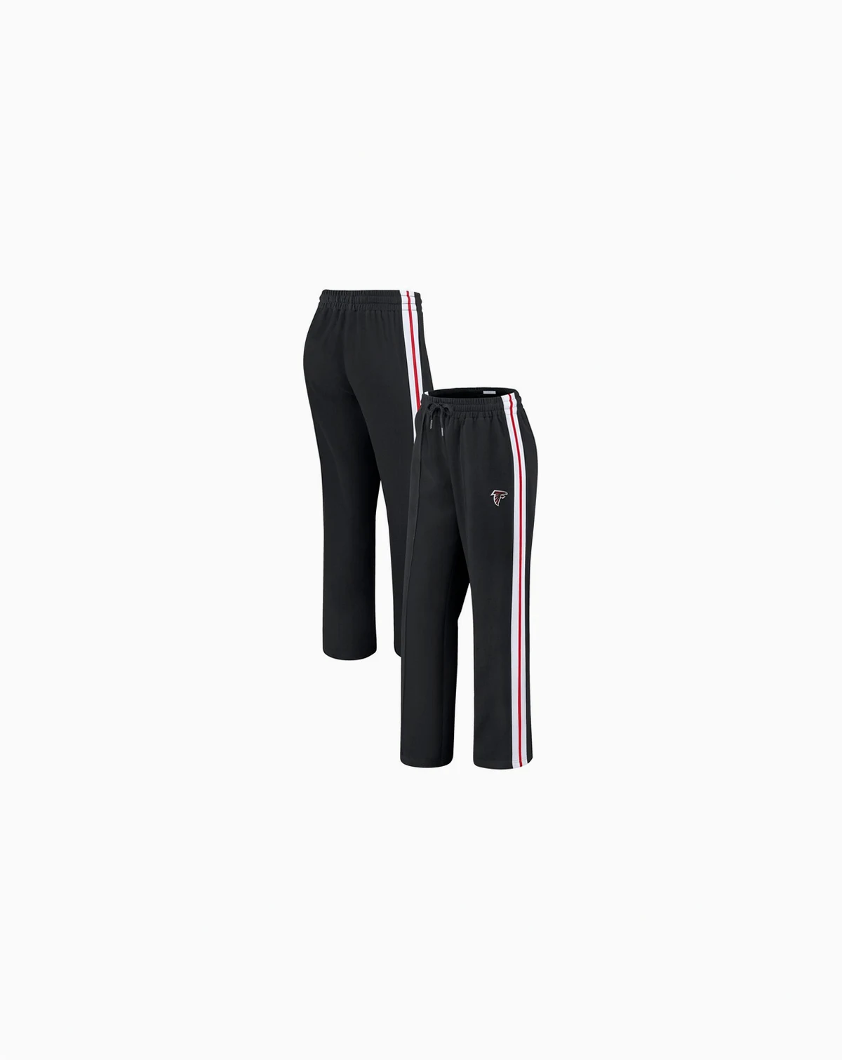 Women's Black Atlanta Falcons Color Block Straight Leg Pants