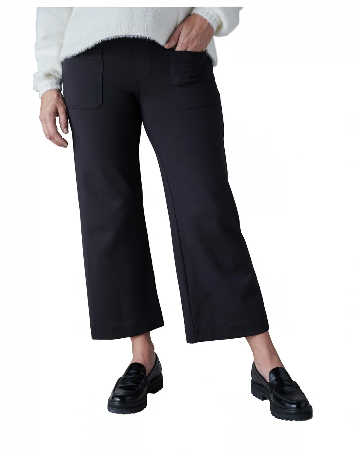 Maternity Ingrid + Isabel Wide Leg Ponte Pant