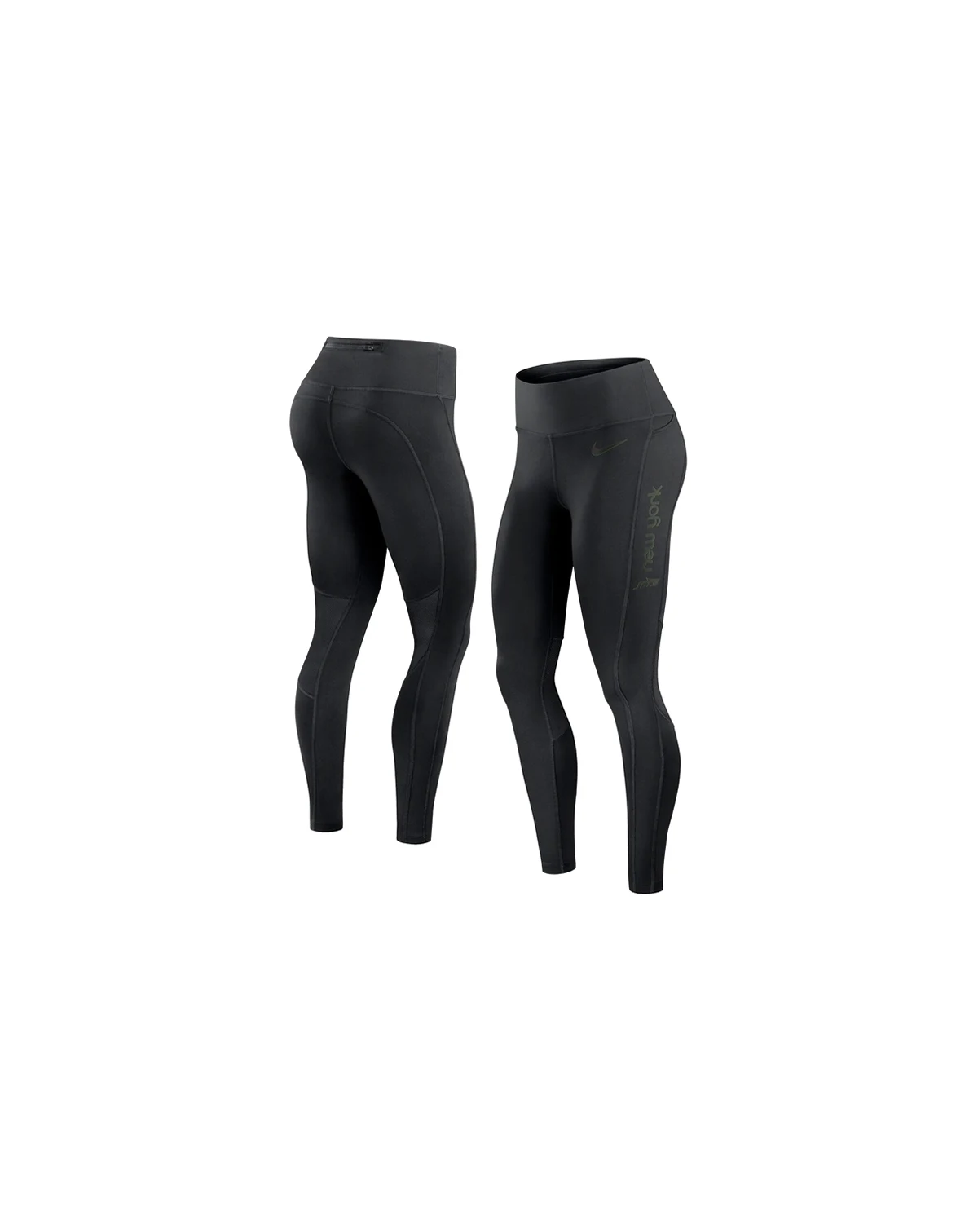 Women's Black New York Jets Performance Leggings