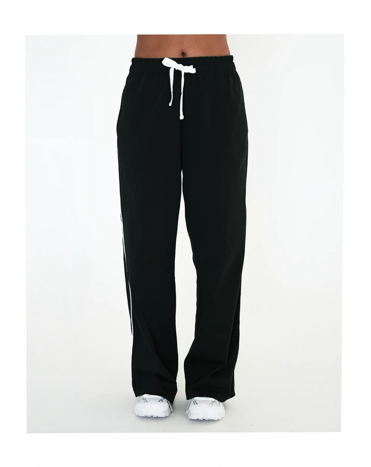 Women's Rugby Piping Relaxed Wide Leg Pant