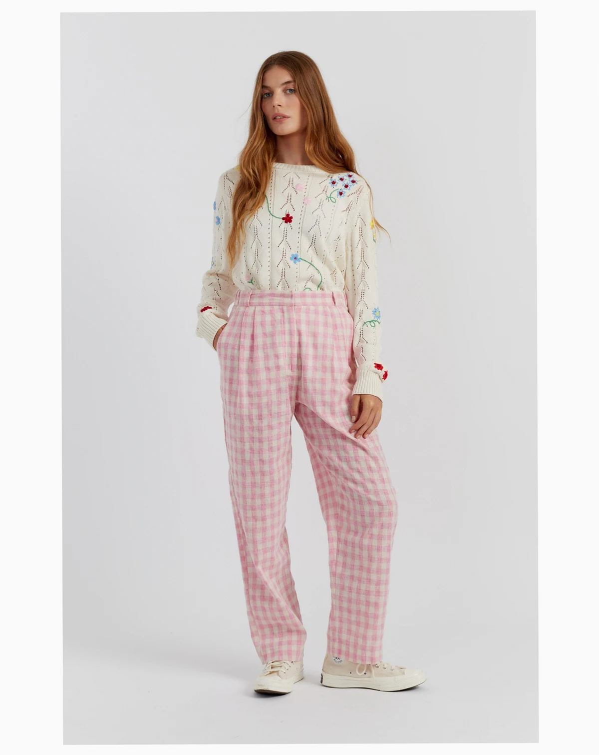 Women's Gingham Pants