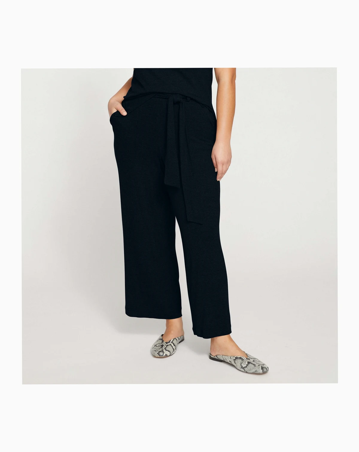 Plus Size ravelKnit Wide Leg Pants