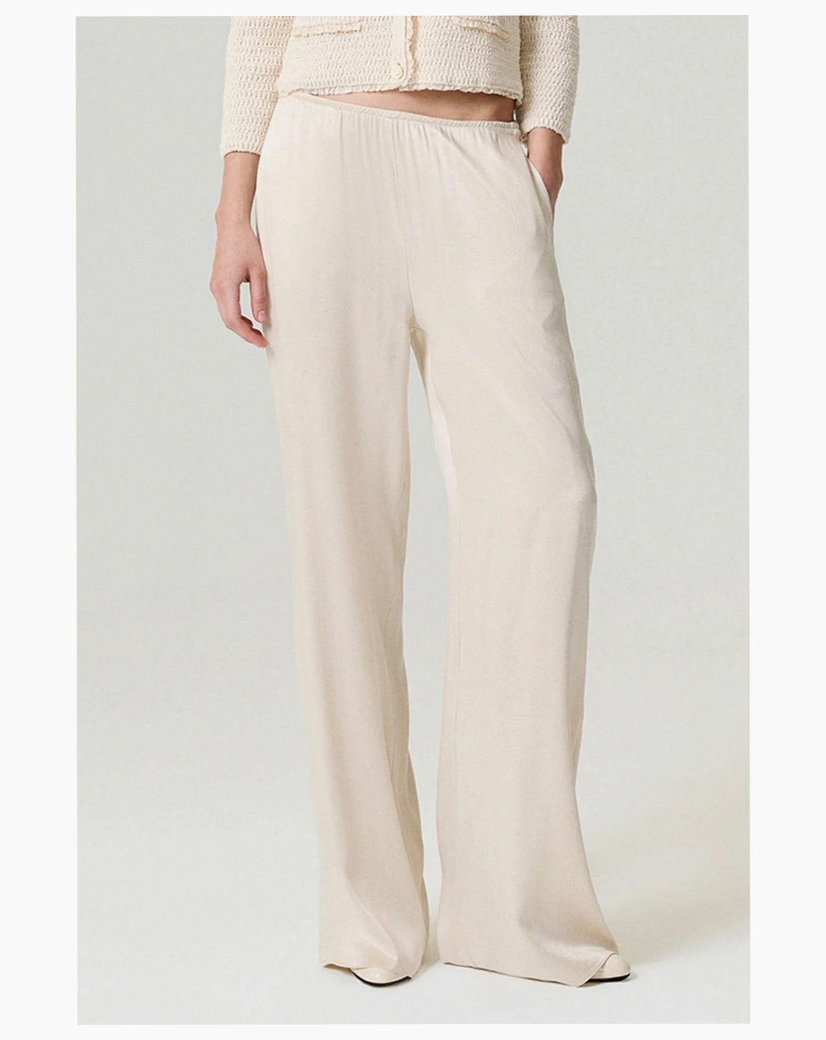 Women's Elastic-Waist Relaxed Pants