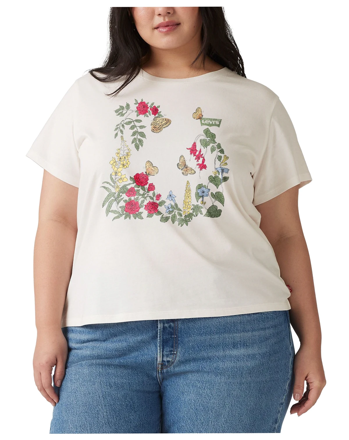 Plus Size Perfect Rose Garden Logo T-Shirt