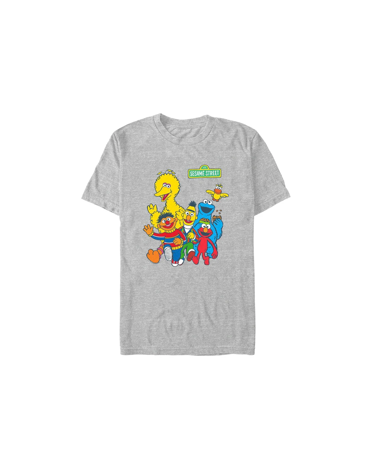 Men's Sesame Street Counting Short Sleeve T-shirt