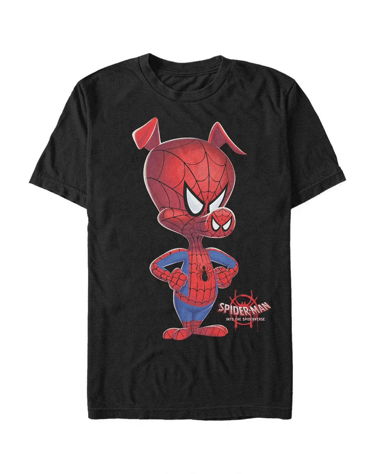 Marvel Men's Spider-Man Into The Spiderverse The Fierce Spider-Ham Short Sleeve T-Shirt