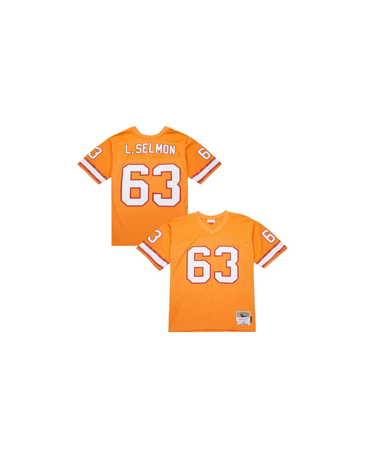 Men's Lee Roy Selmon Orange Tampa Bay Buccaneers 1976 Legacy Replica Jersey